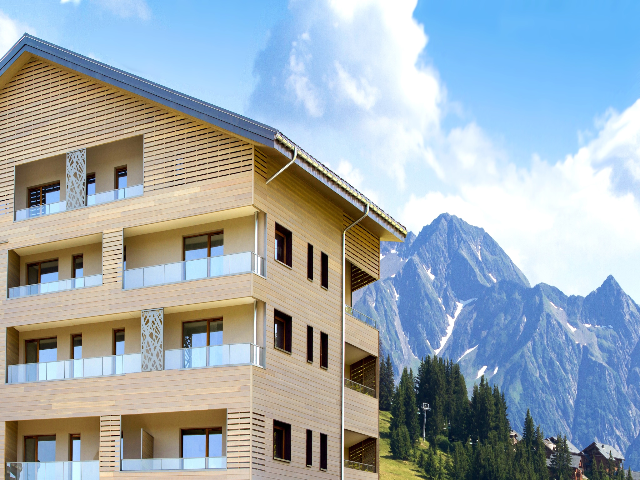 Ferienwohnung Résidence Les Chalets des Cimes 3