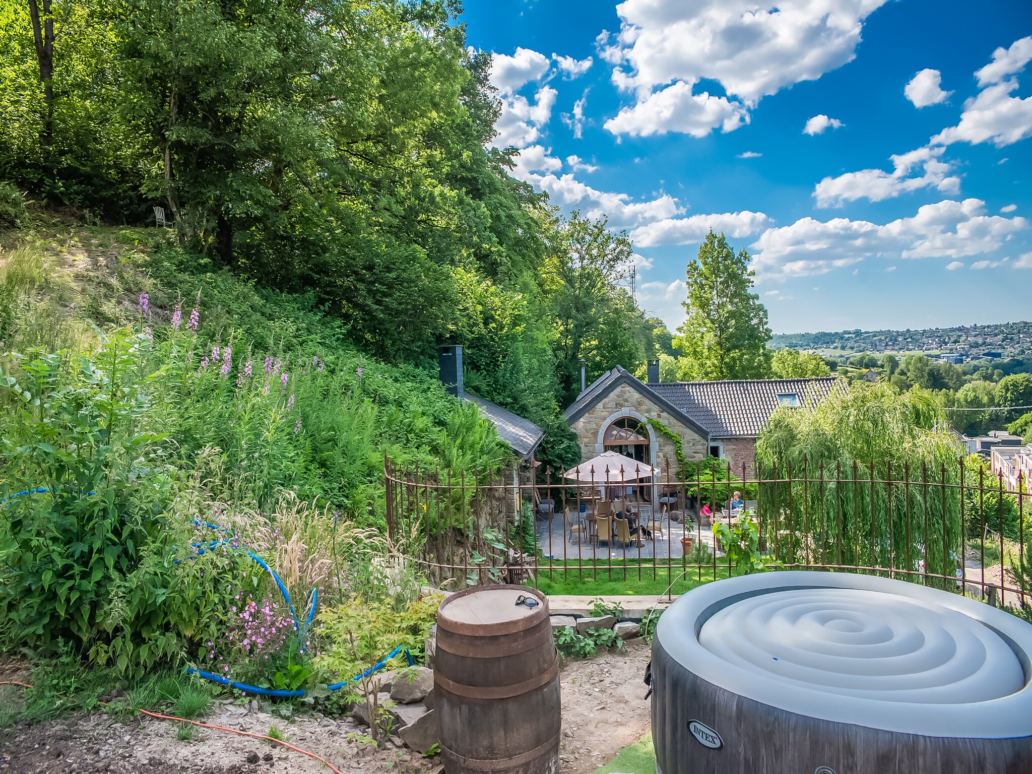  Beautiful home in nature with pool