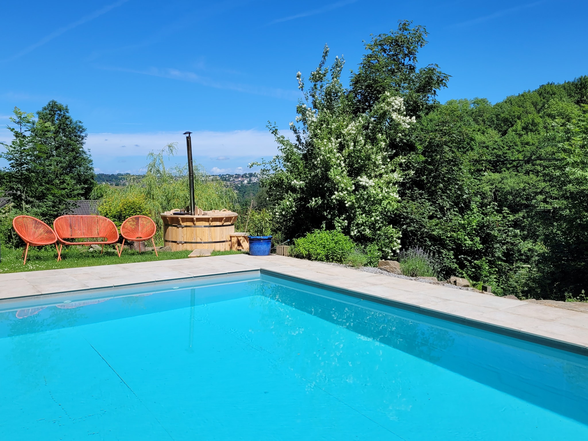   Beautiful home in nature with pool