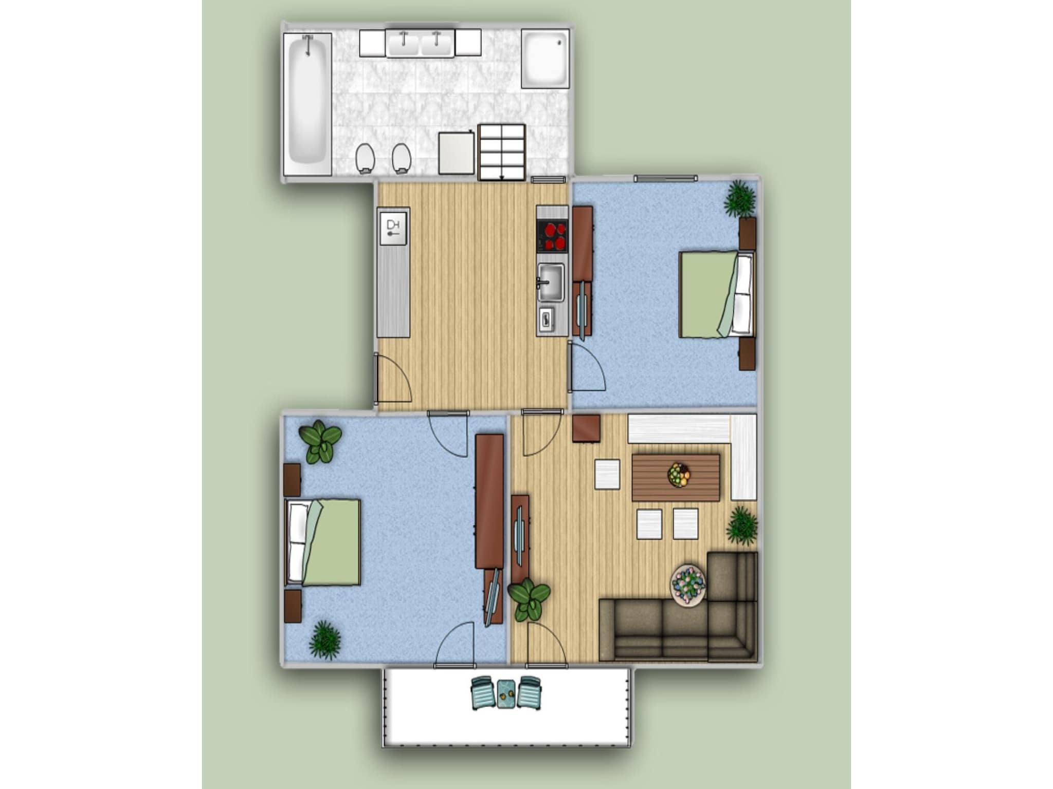 Leilighet Penthouse AA