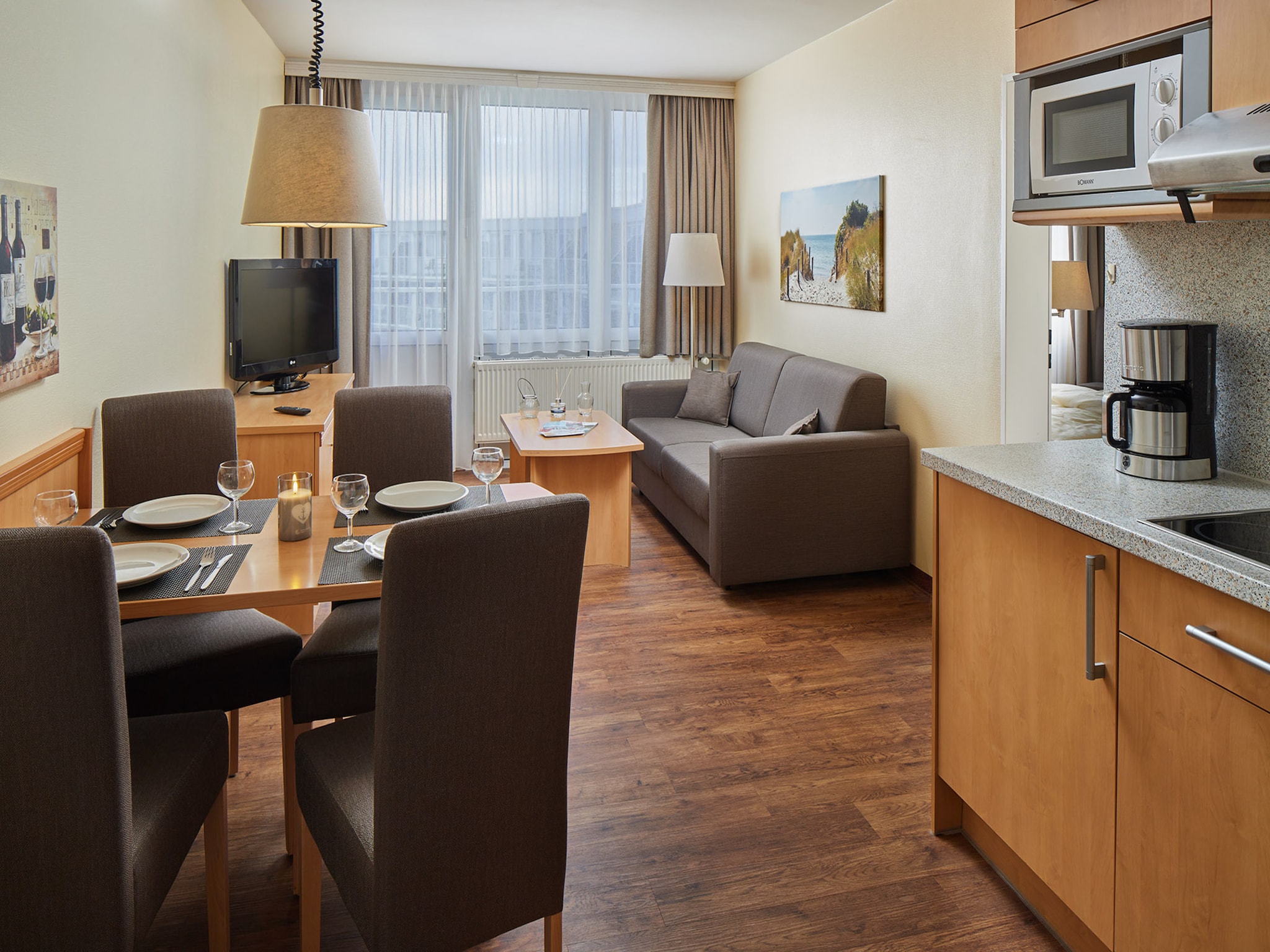 Apartmá 2-Zimmer-Appartement Seeseite Am Park