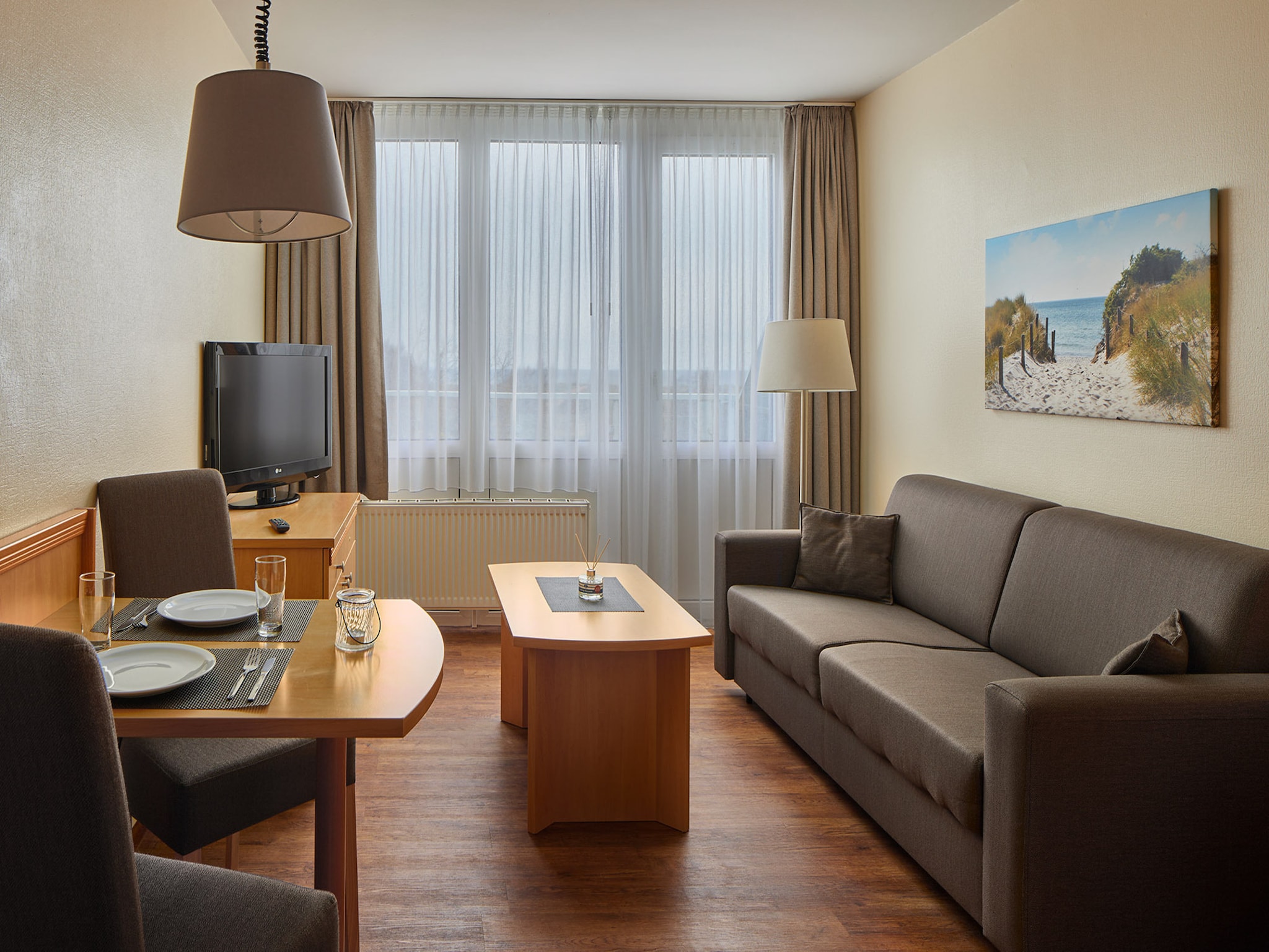 Apartmá 1-Zimmer-Apartment Seeseite Am Park