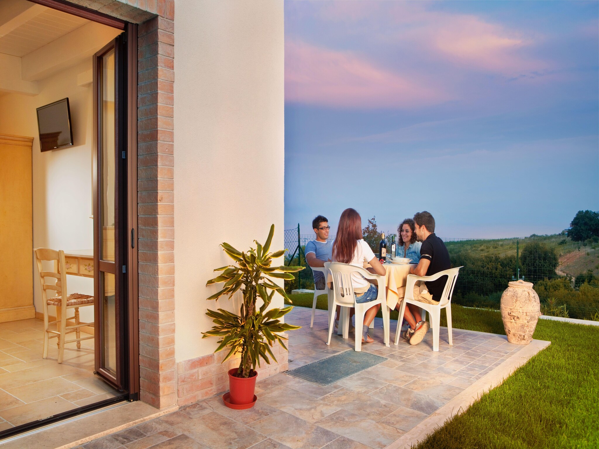 公寓 Holiday resort Contea dei Ciliegi Pedaso Typ Bilo