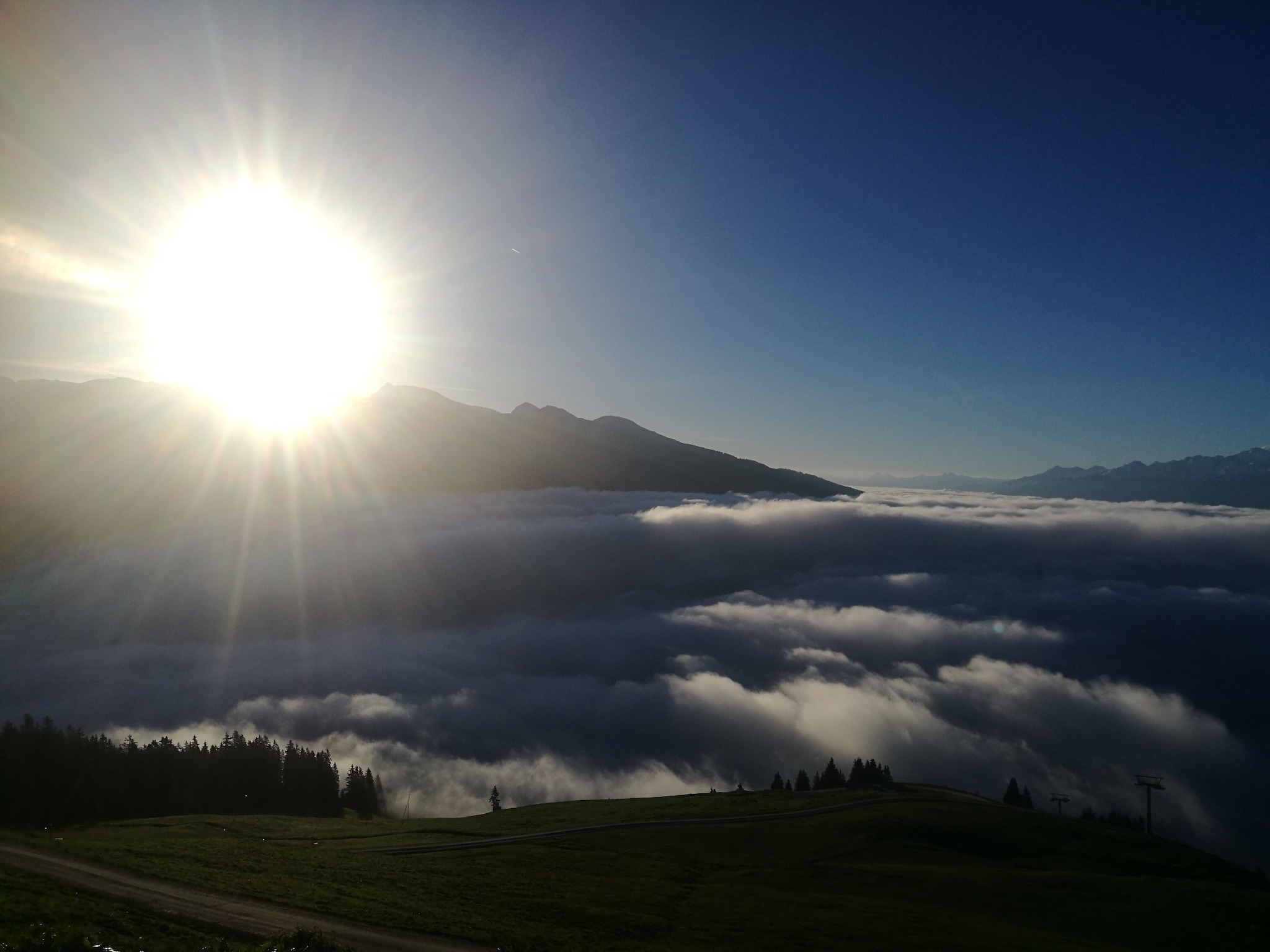   Almhütte Gipfelblick