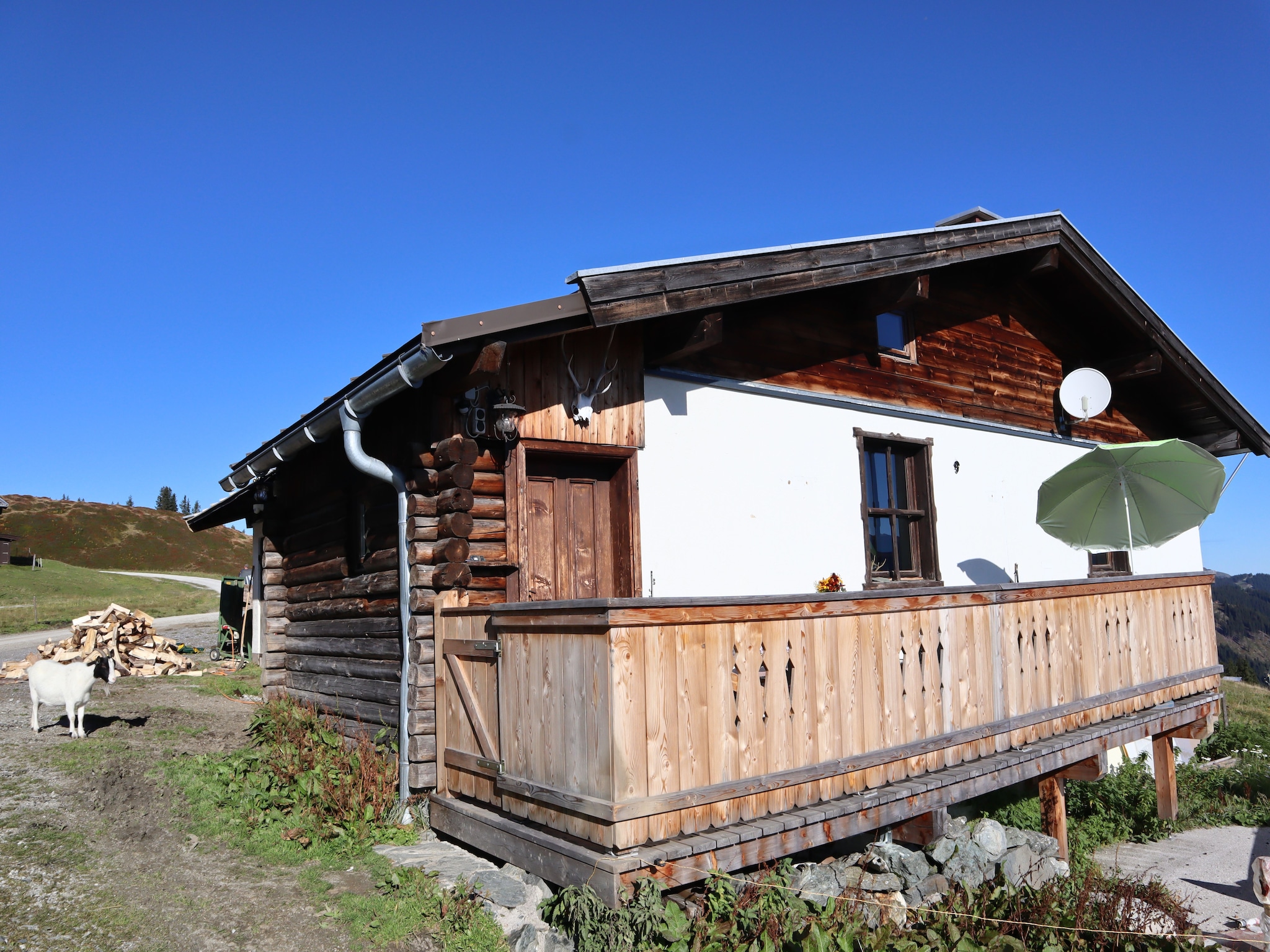   Almhütte Gipfelblick