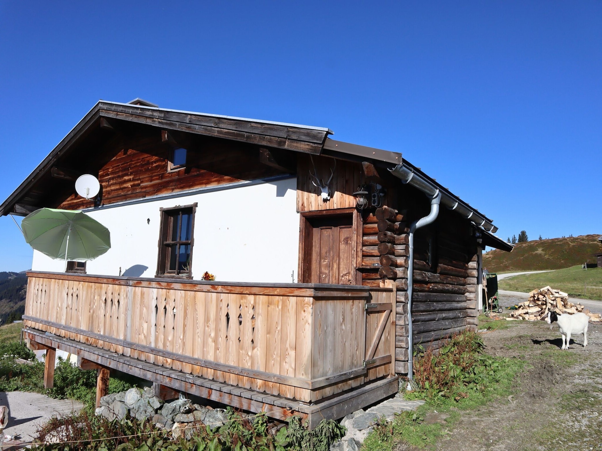   Almhütte Gipfelblick
