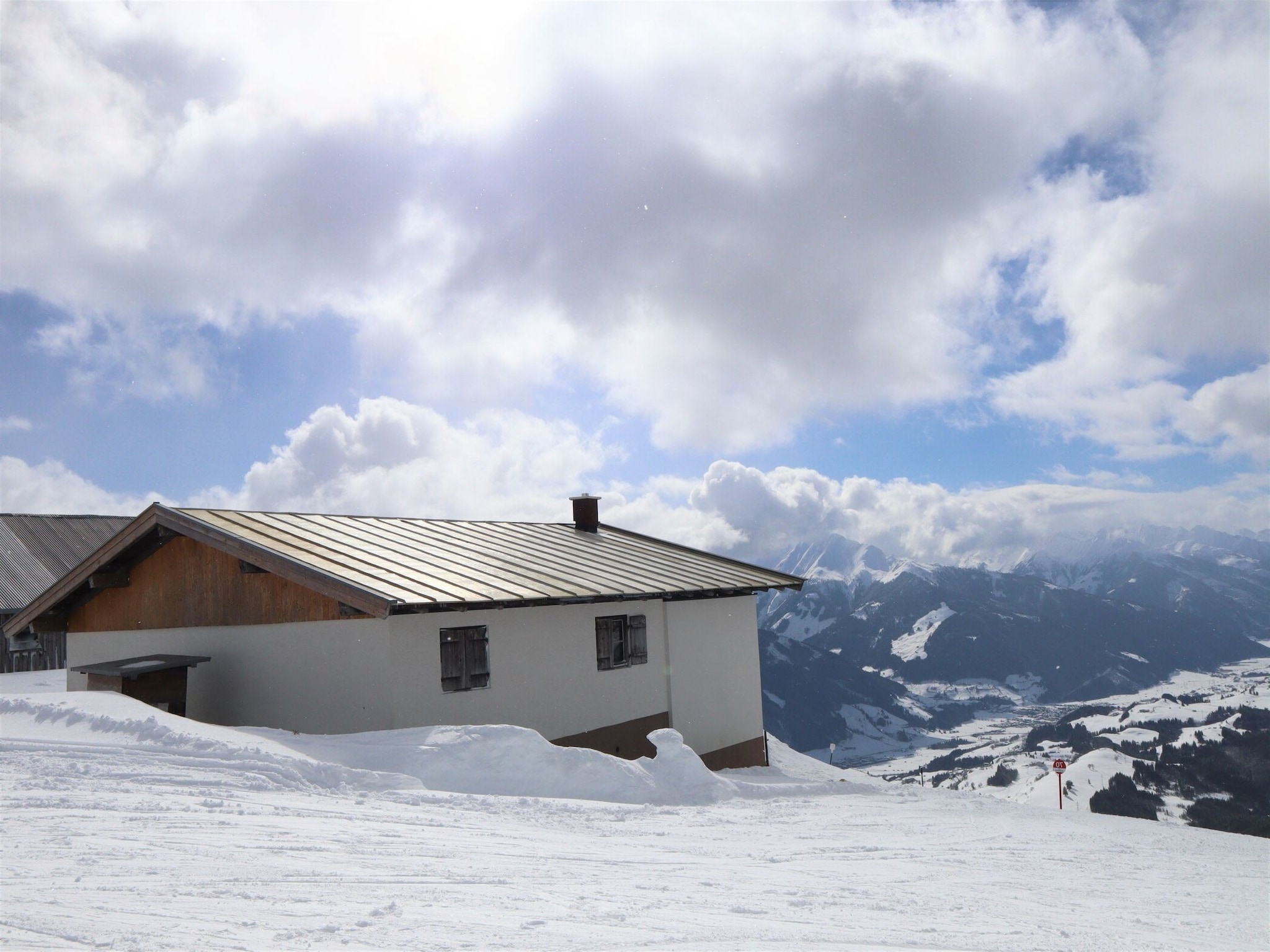   Almhütte Gipfelblick