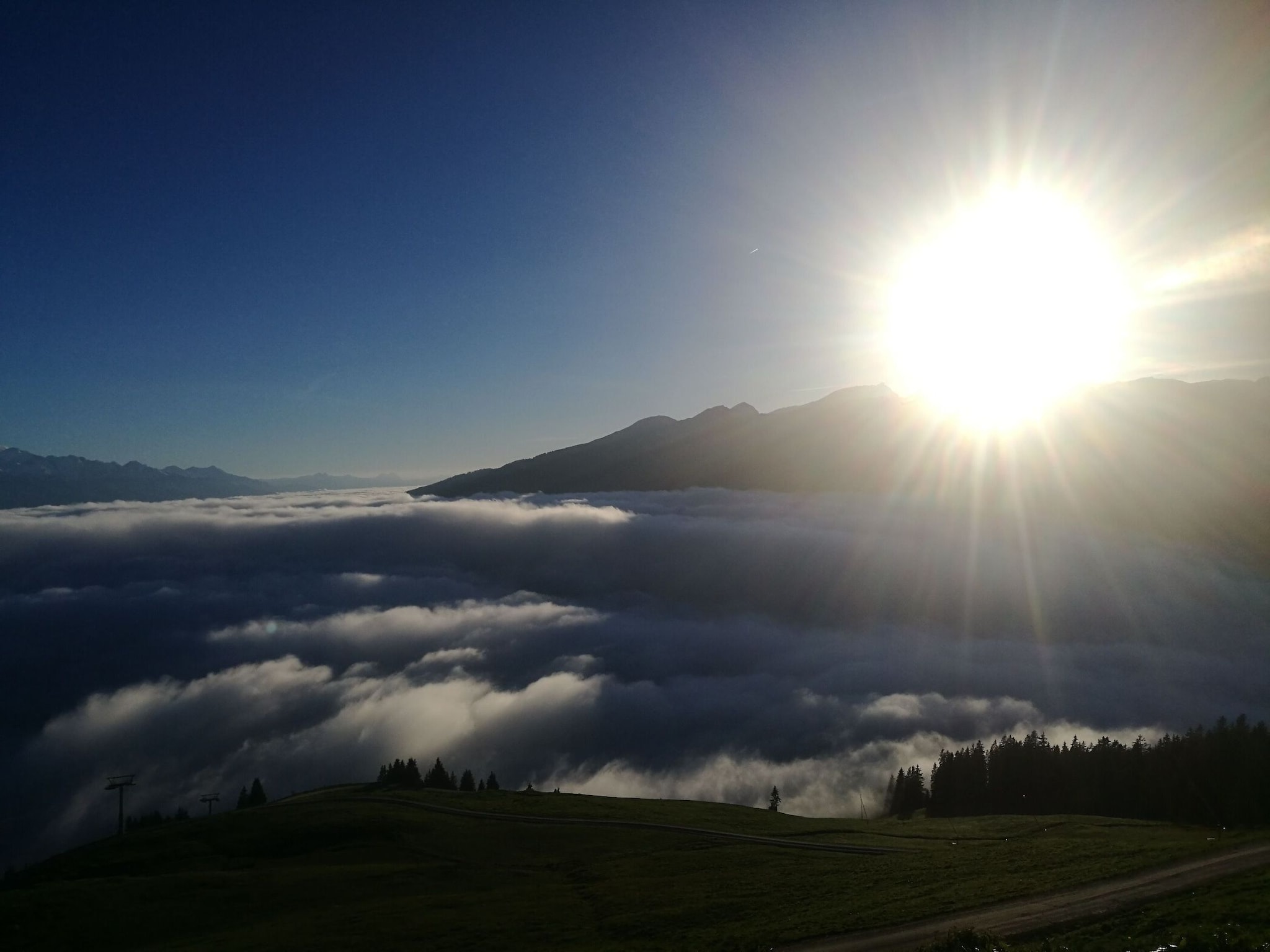   Almhütte Gipfelblick