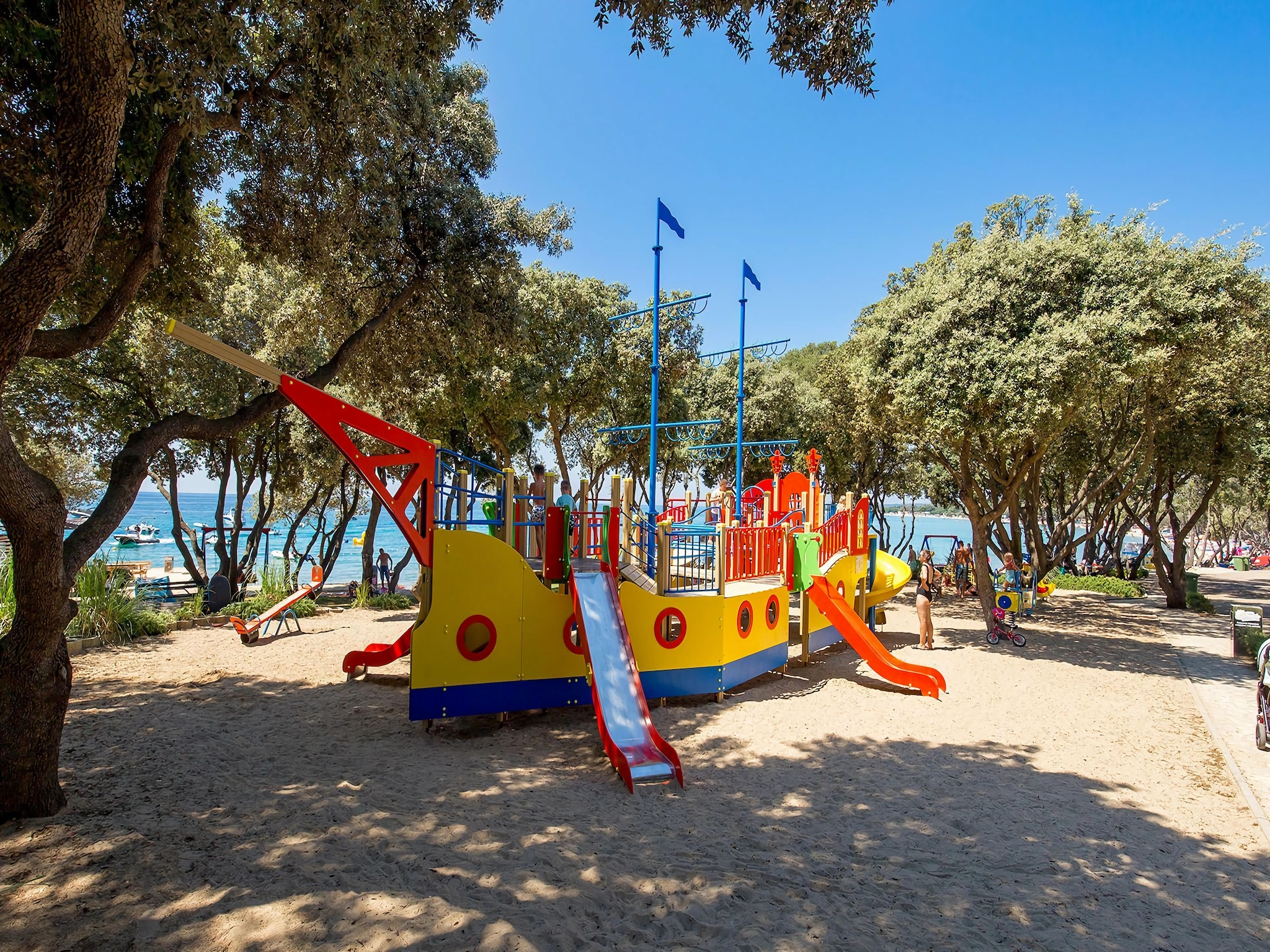 Apartmá Mobile Homes Strasko Novalja Mediteran ca 34 qm f