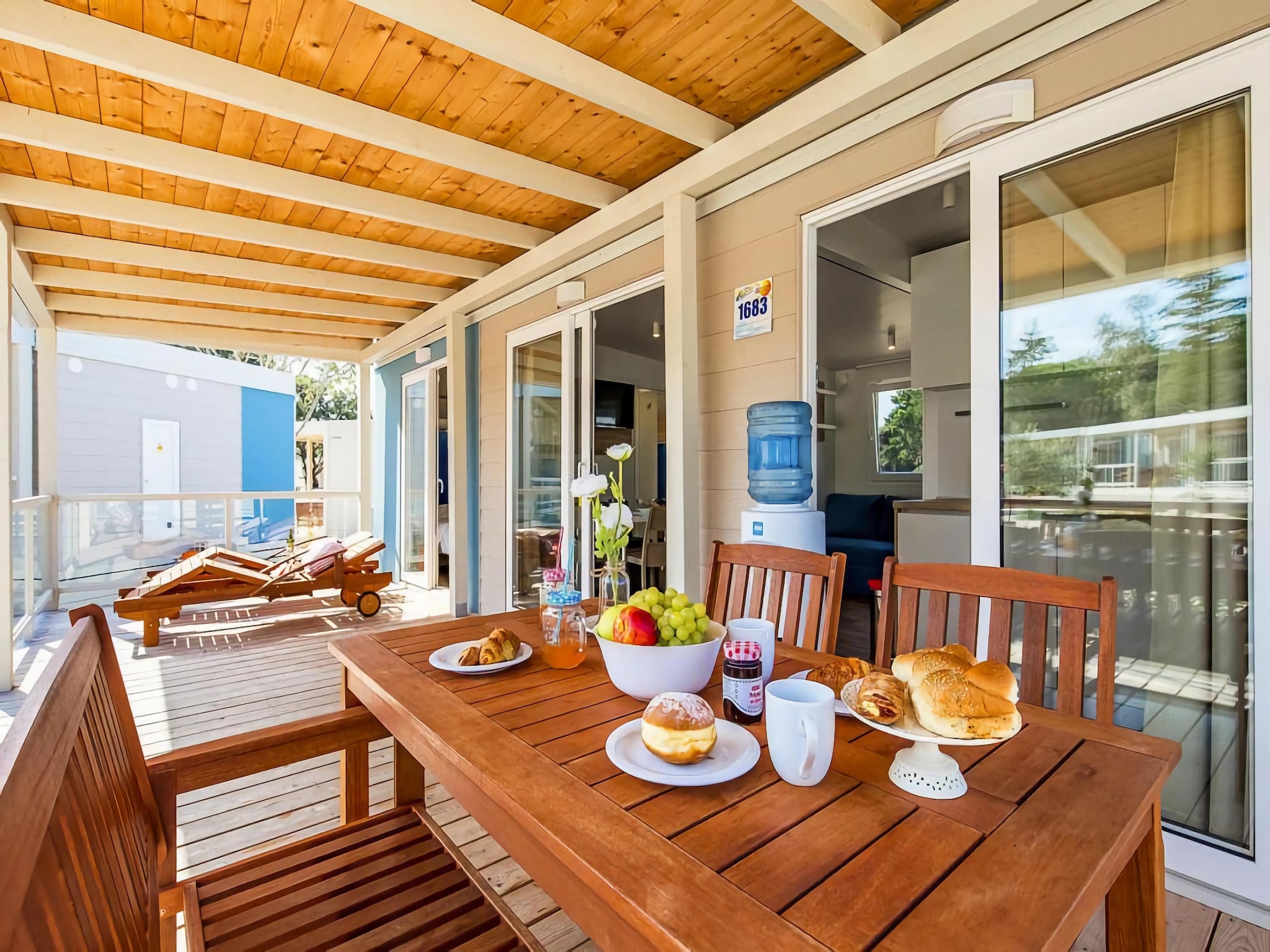 Apartmá Mobile Homes Strasko Novalja Mediteran ca 34 qm f