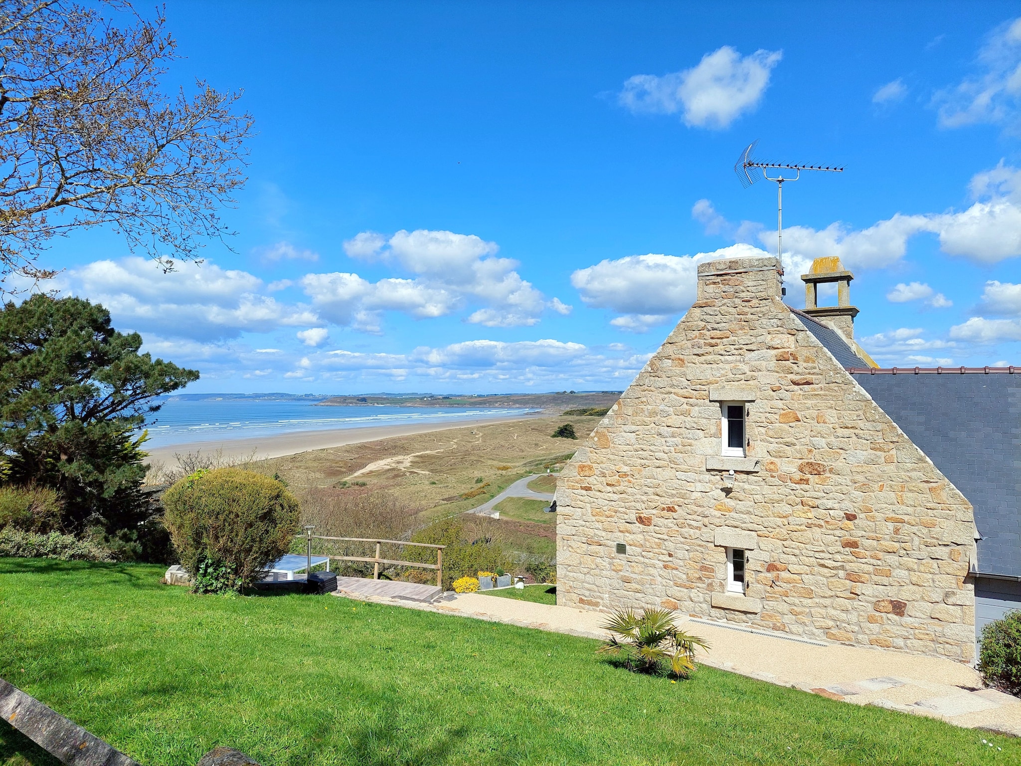   Ferienhaus mit Panorama-Meerblick Plonévez-Po