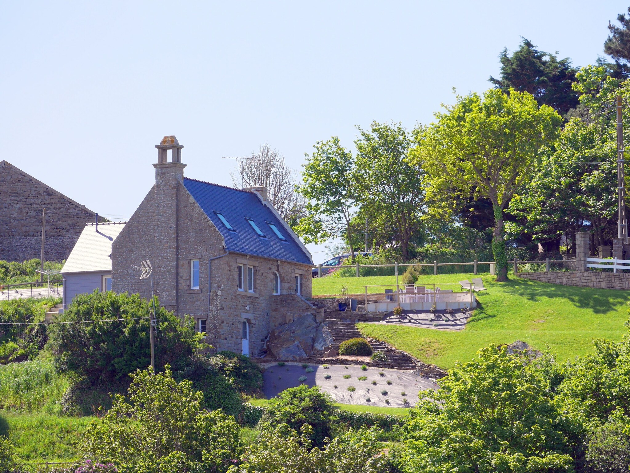   Ferienhaus mit Panorama-Meerblick Plonévez-Po