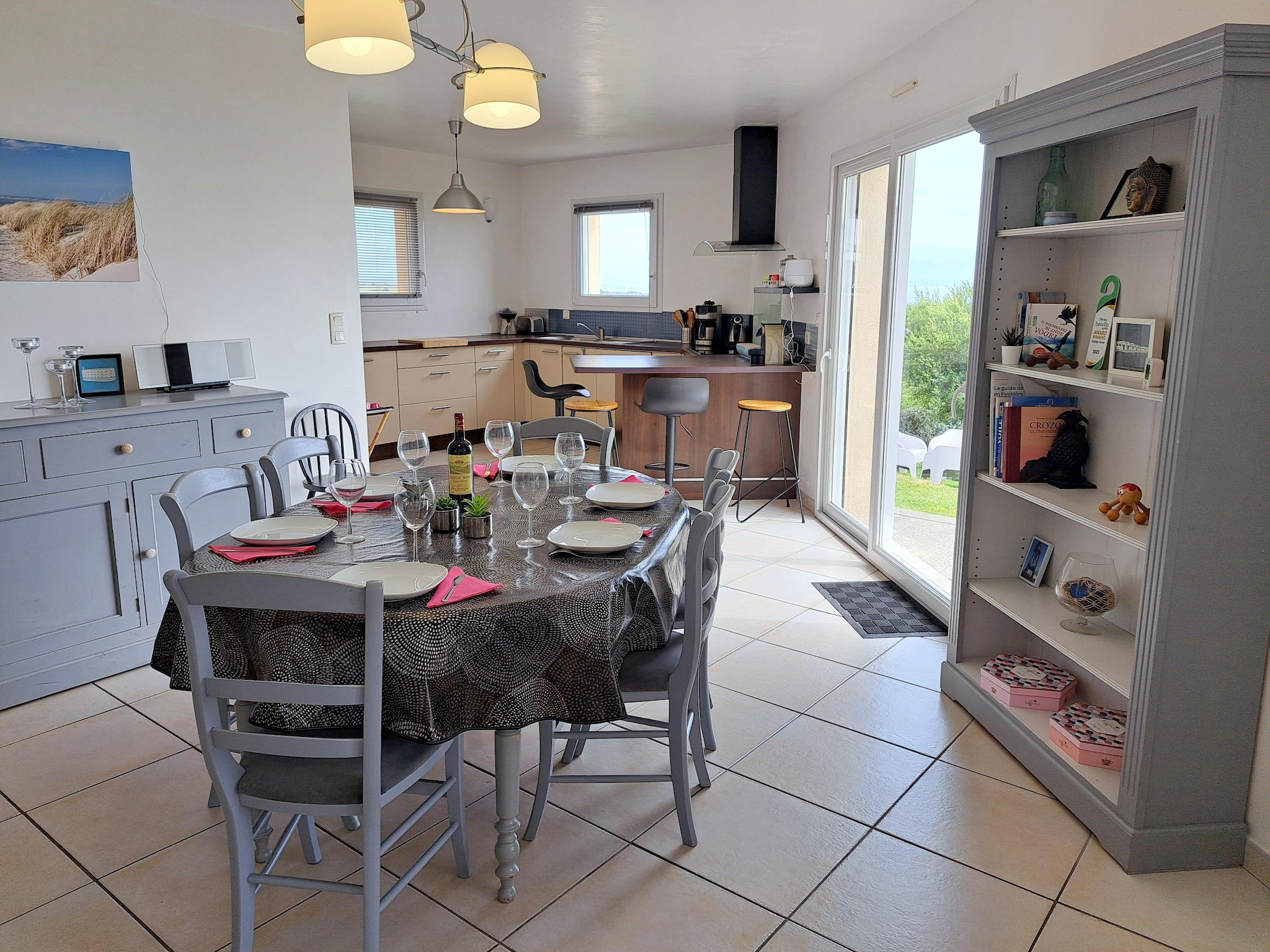   180° Panorama Meerblick Ferienhaus Telgruc-su