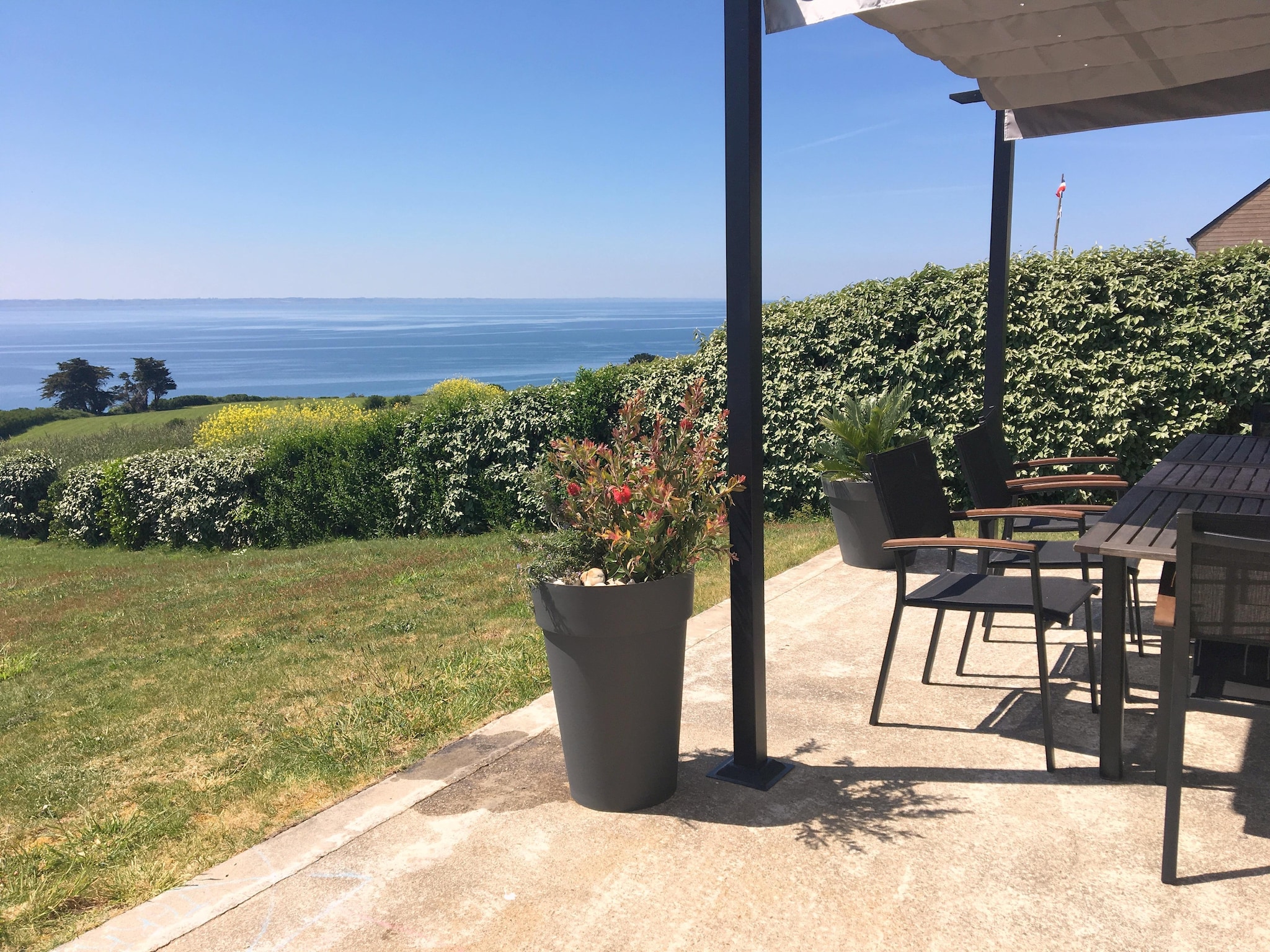   180° Panorama Meerblick Ferienhaus Telgruc-su
