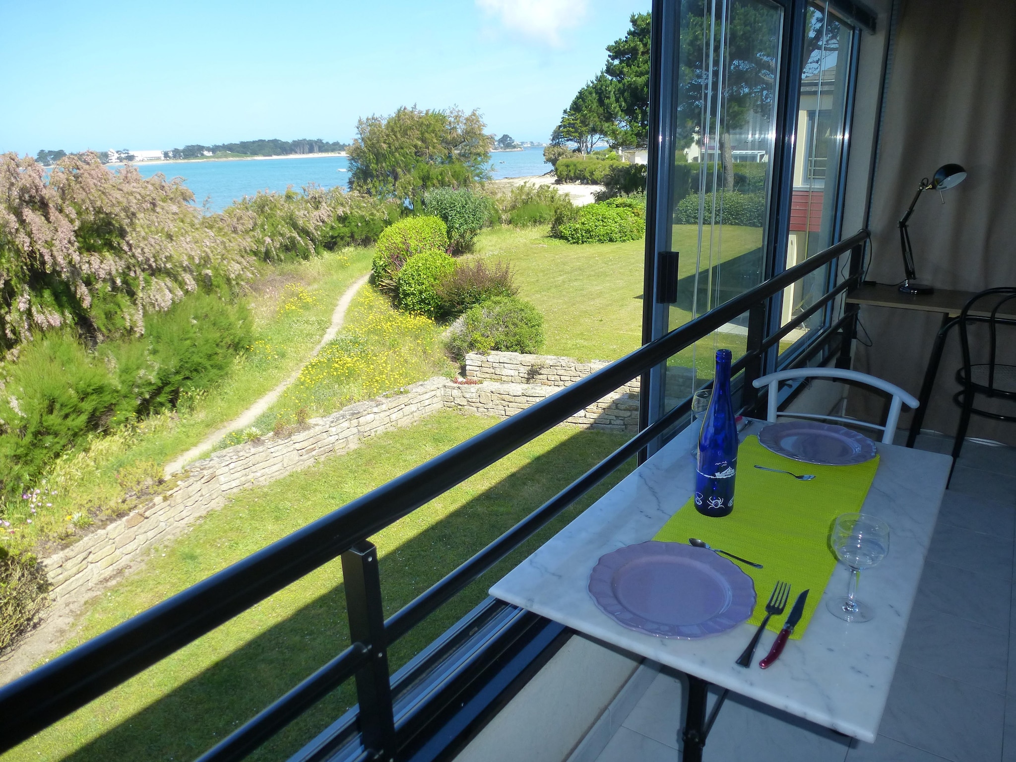 公寓 180° Panorama Meerblick Ferienwohnung Roscoff