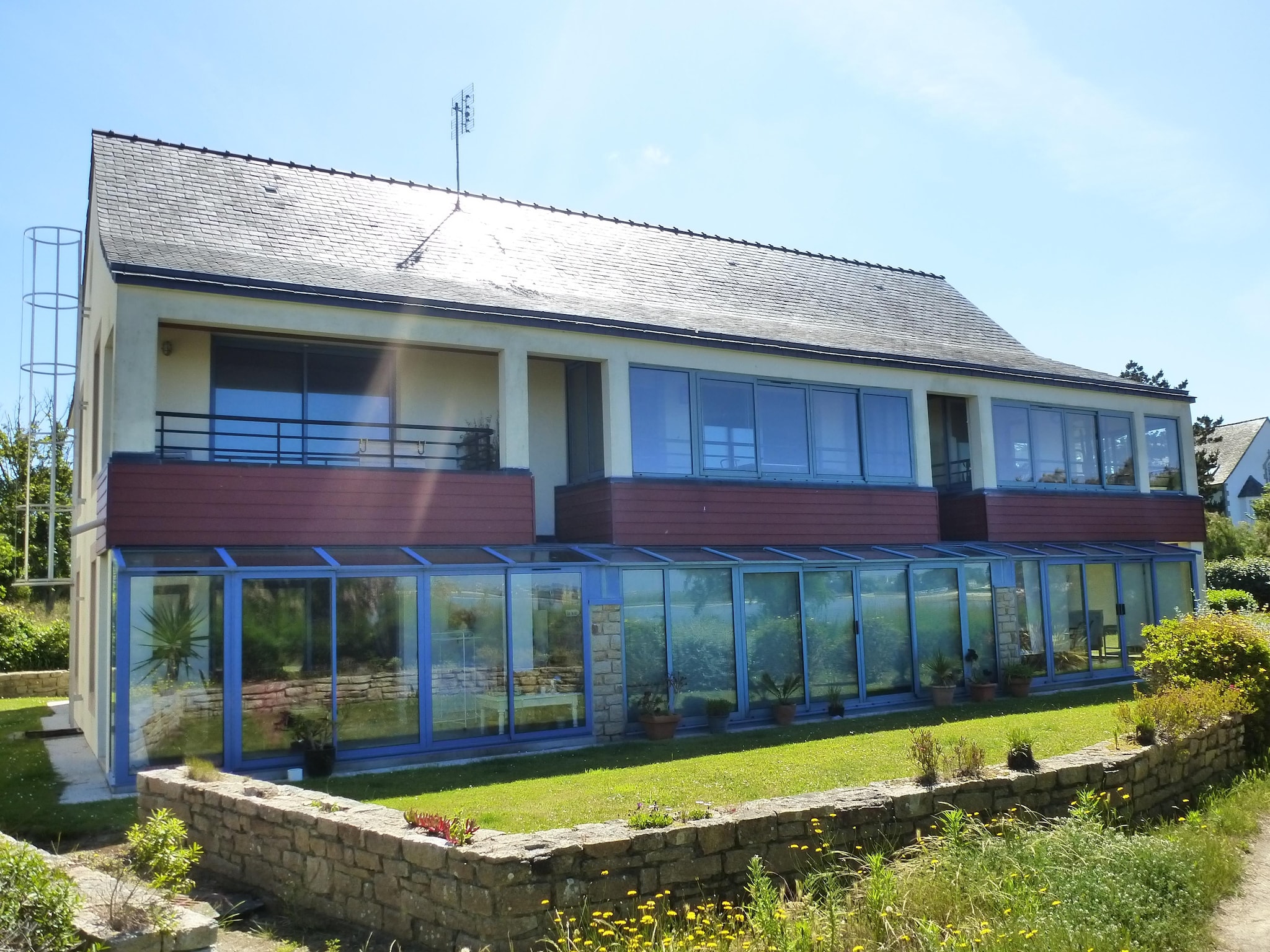 公寓 180° Panorama Meerblick Ferienwohnung Roscoff