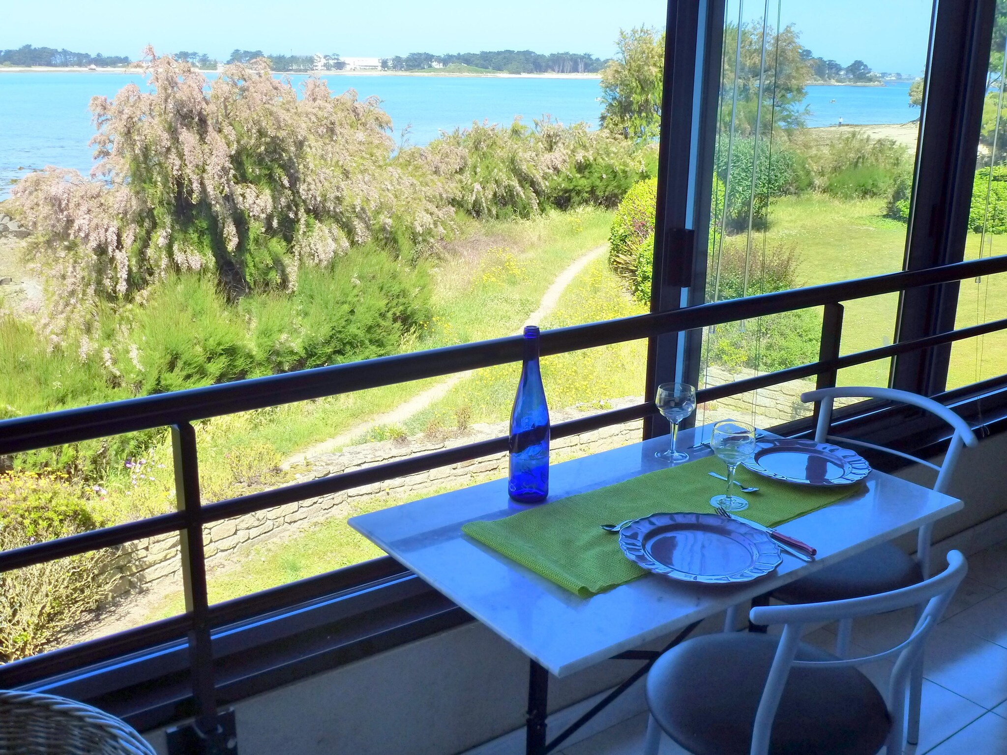 公寓 180° Panorama Meerblick Ferienwohnung Roscoff
