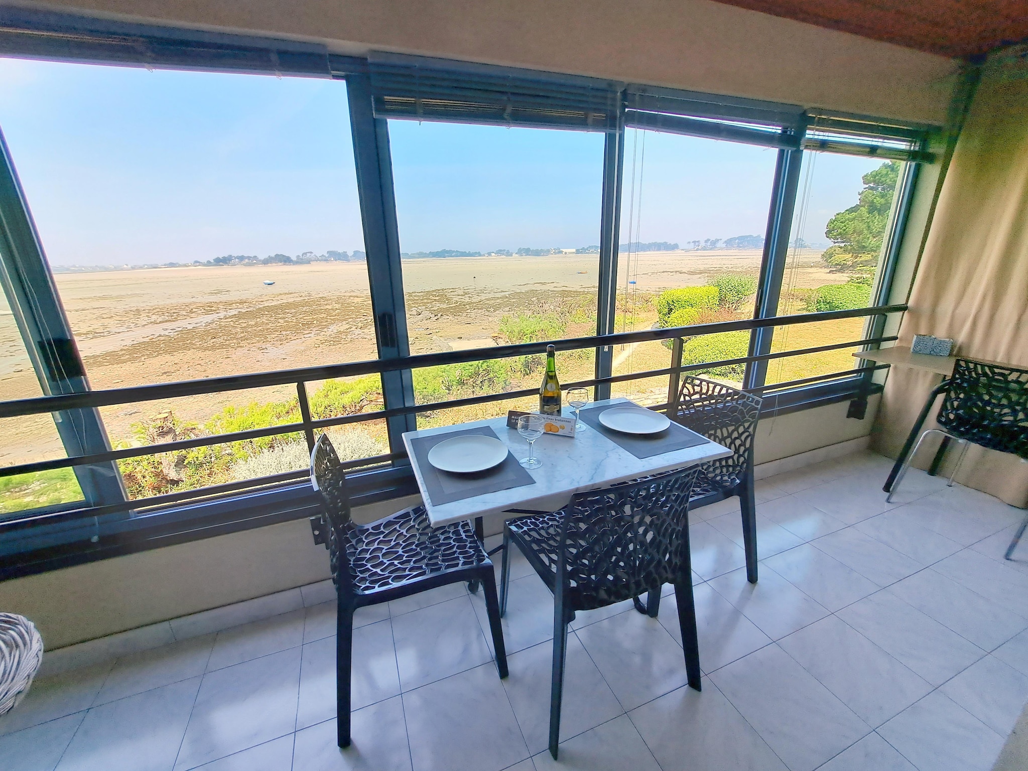 公寓 180° Panorama Meerblick Ferienwohnung Roscoff