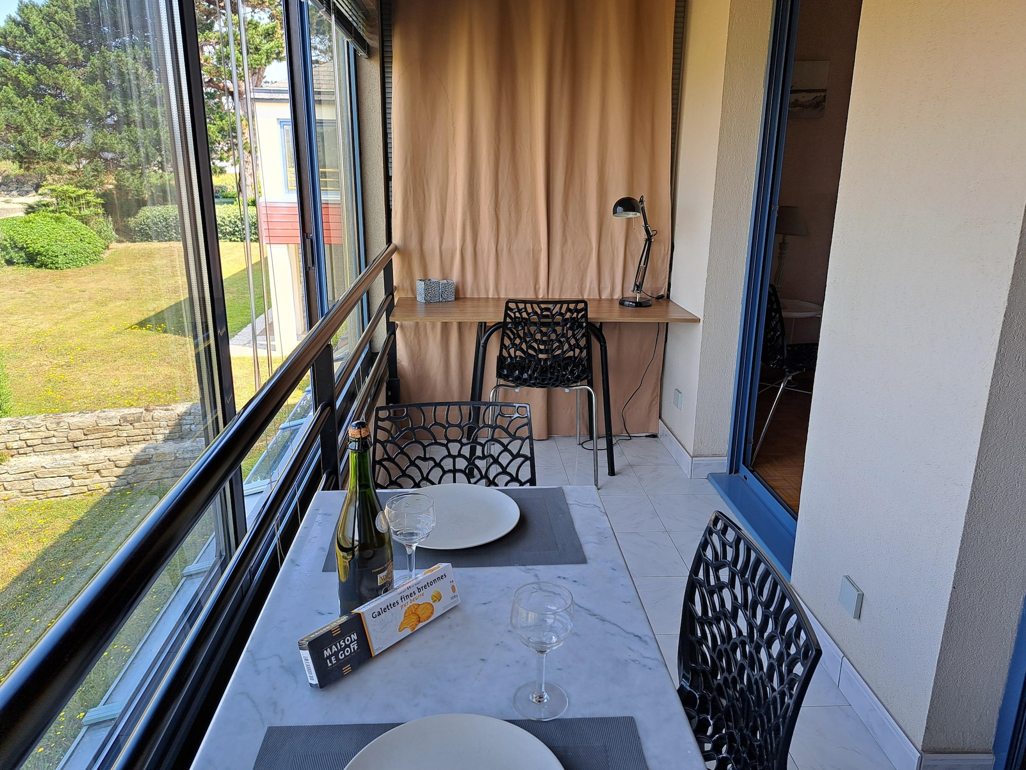 公寓 180° Panorama Meerblick Ferienwohnung Roscoff