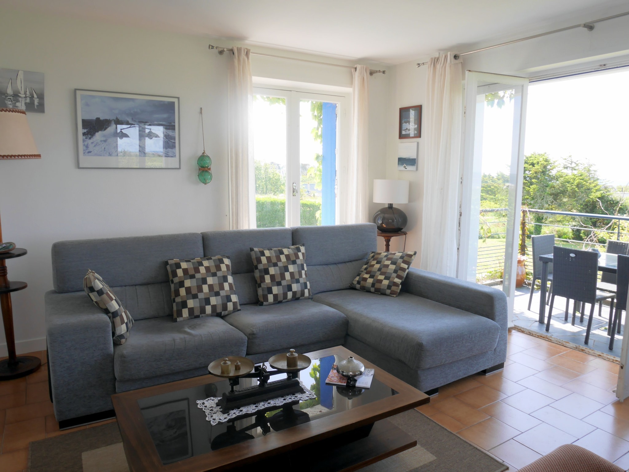   Ferienhaus mit 180° Panorama Meerblick Lampau