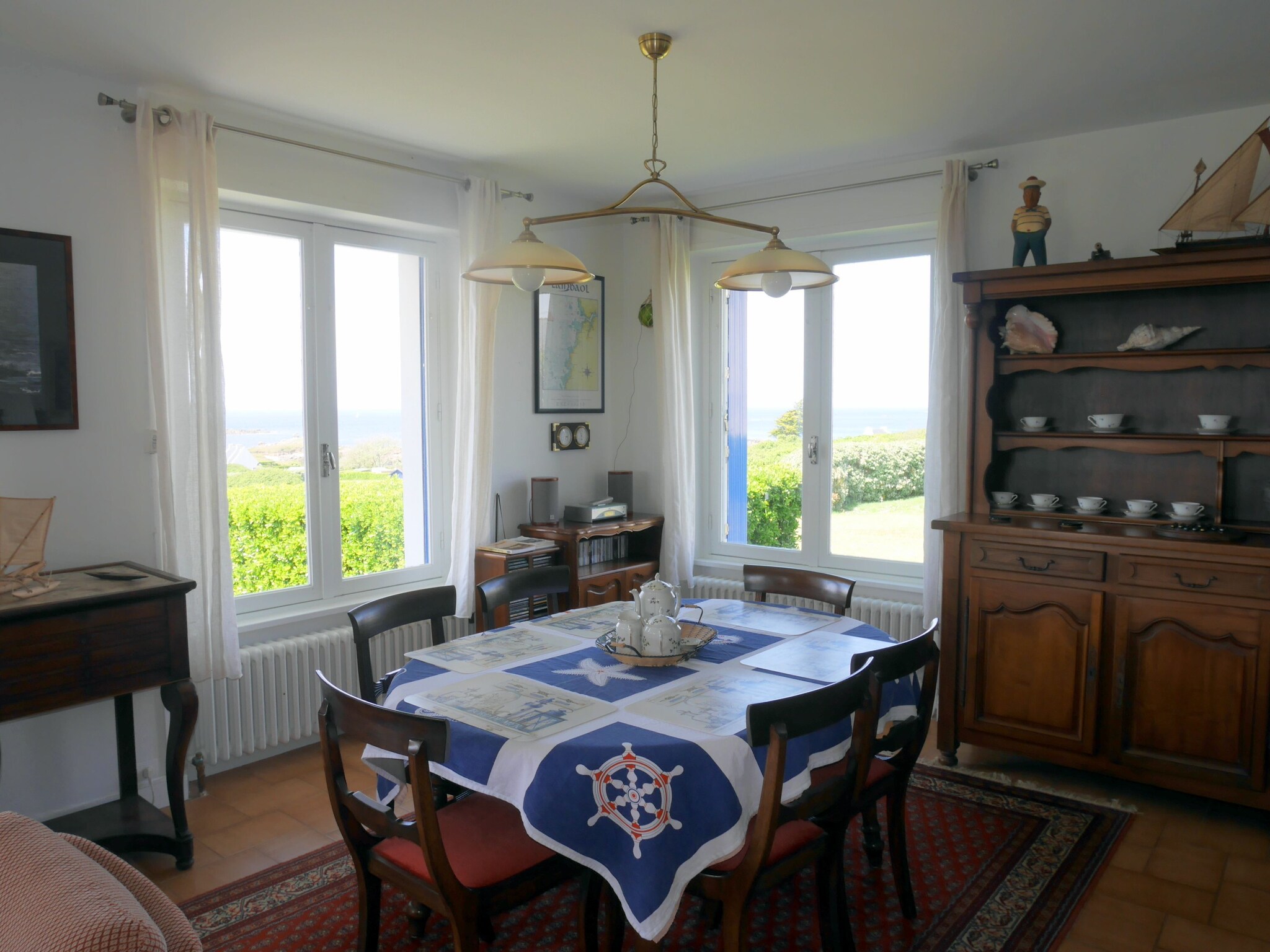   Ferienhaus mit 180° Panorama Meerblick Lampau
