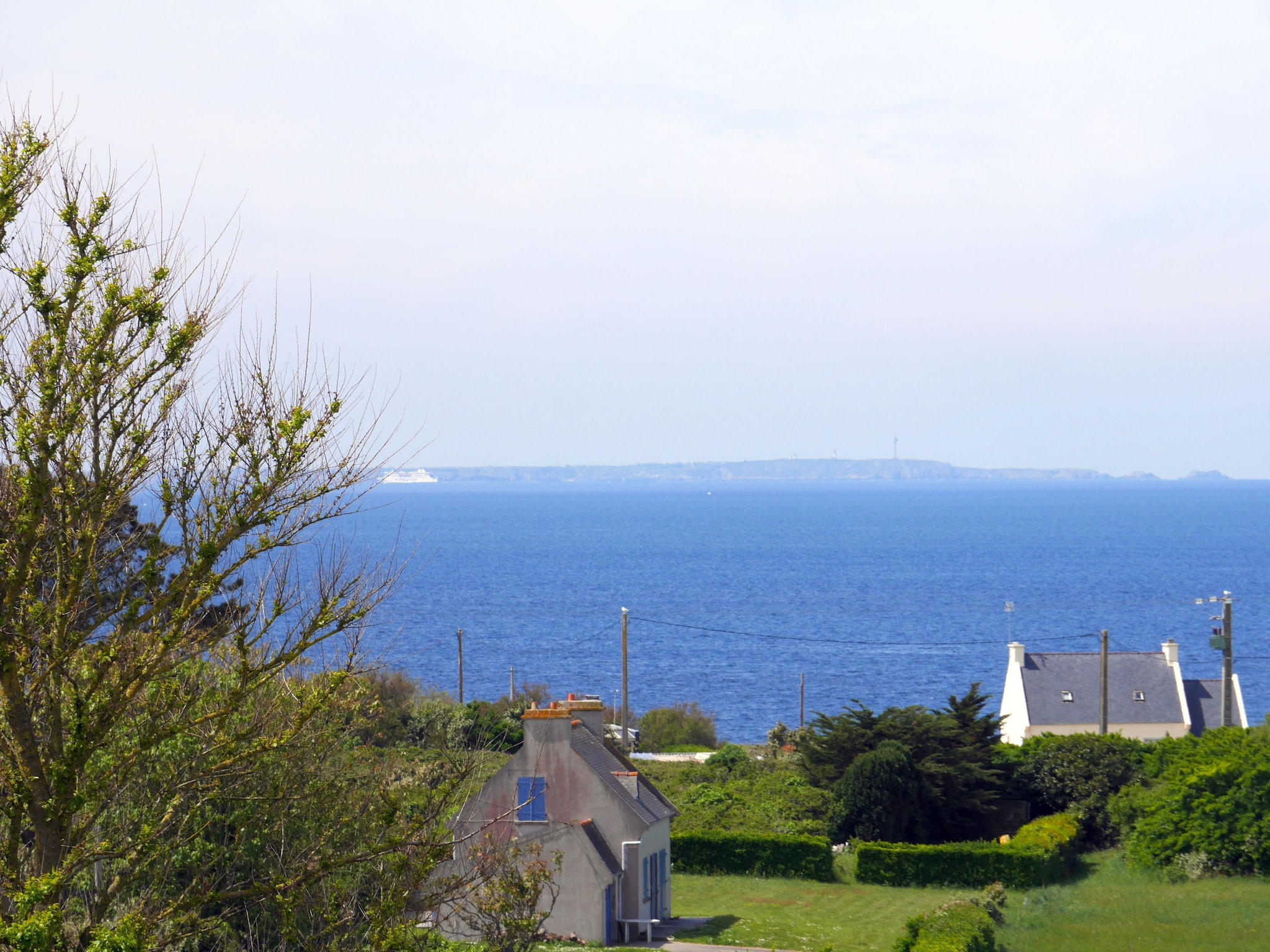   Ferienhaus mit 180° Panorama Meerblick Lampau