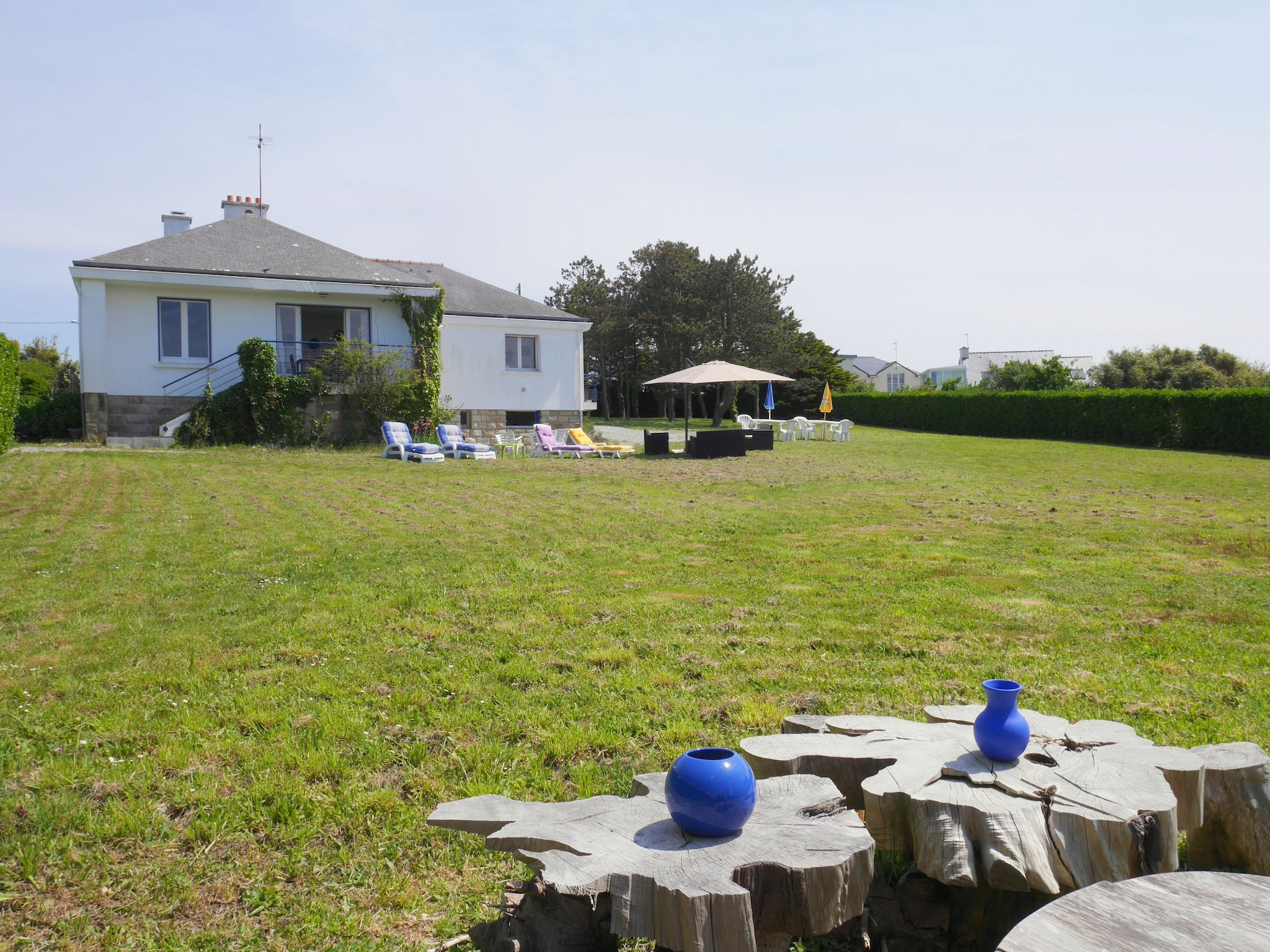   Ferienhaus mit 180° Panorama Meerblick Lampau