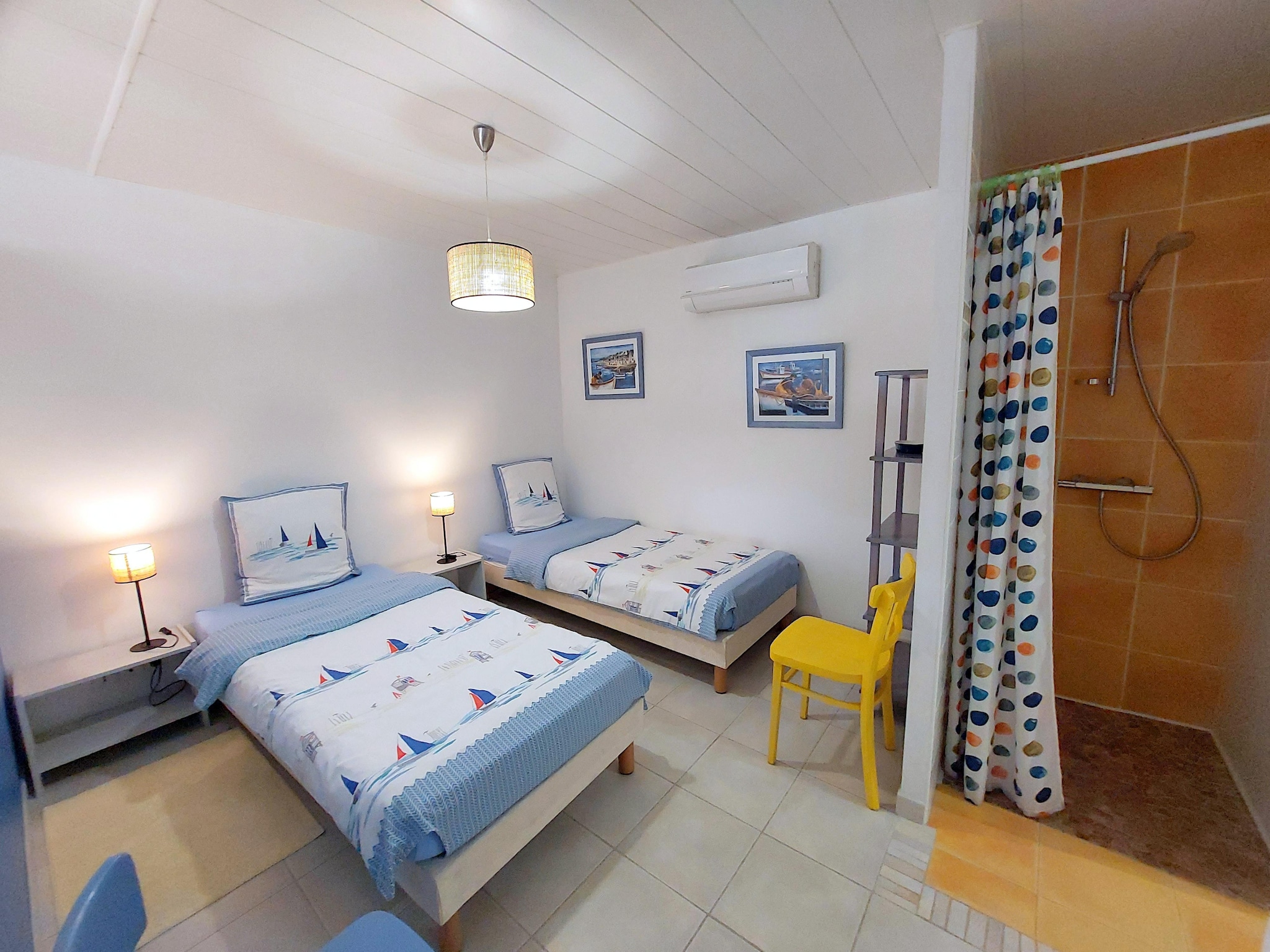   Panorama Meerblick Ferienhaus mit Dachterrasse Gui