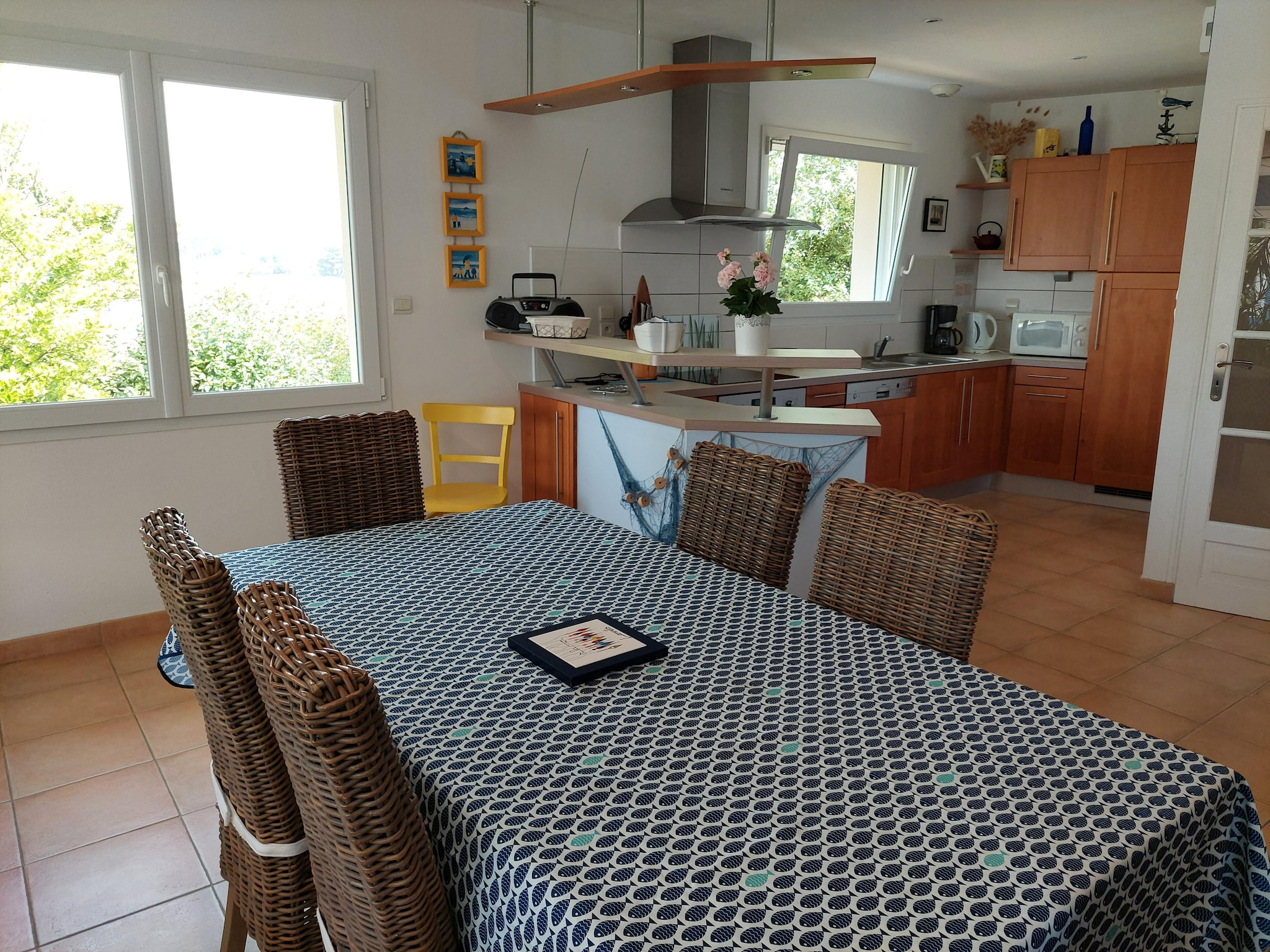   Panorama Meerblick Ferienhaus mit Dachterrasse Gui