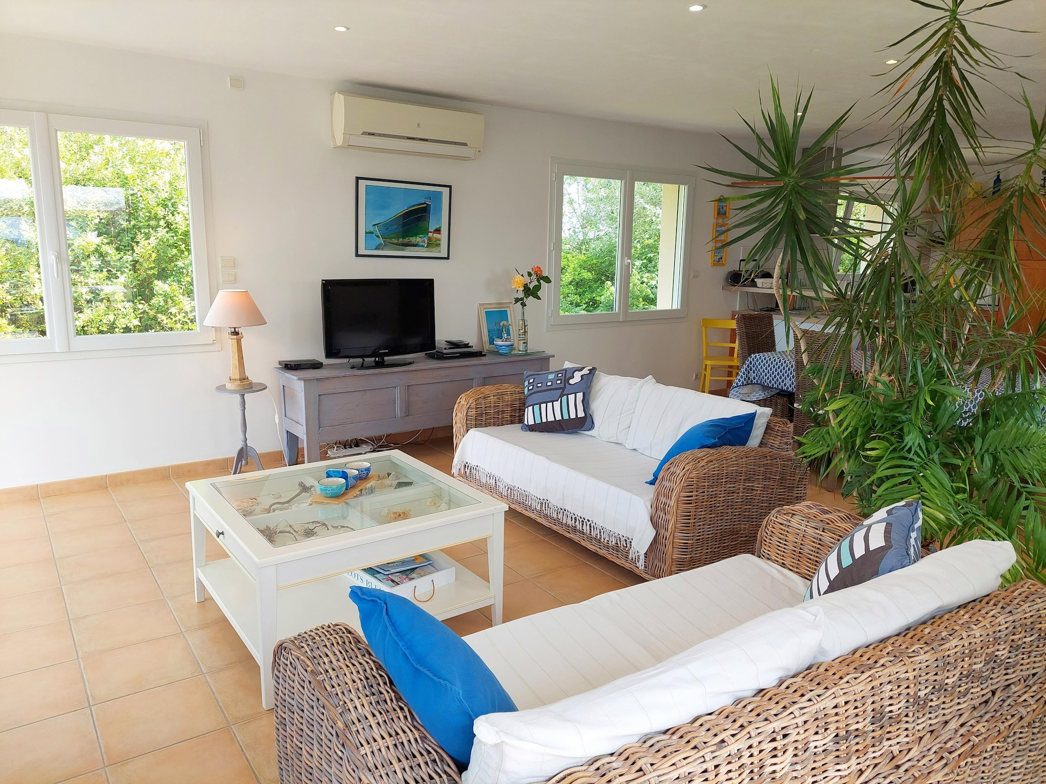   Panorama Meerblick Ferienhaus mit Dachterrasse Gui