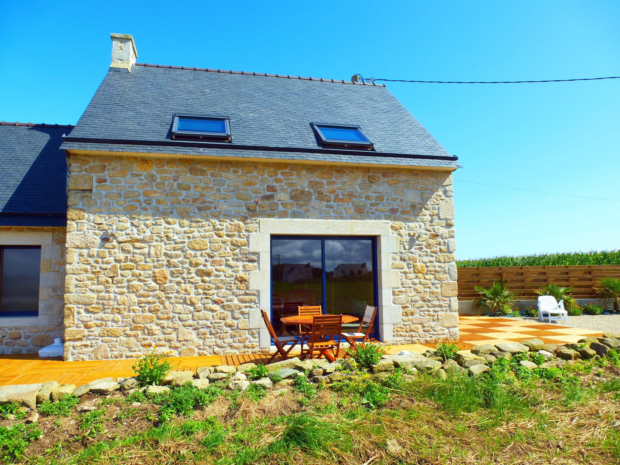   Ferienhaus mit teils Meerblick Cléder