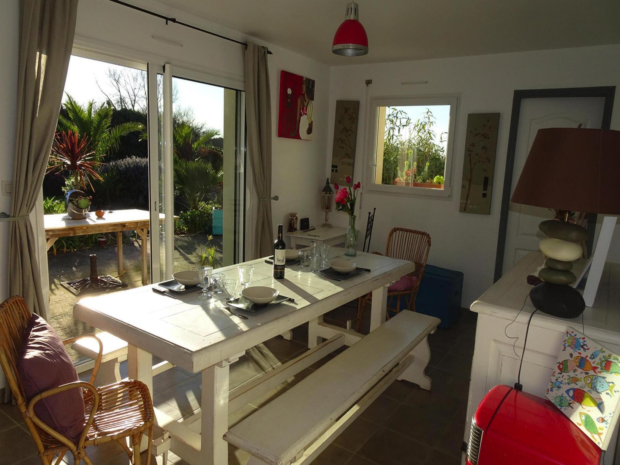   Pretty holiday home in palm garden near coast Pleu
