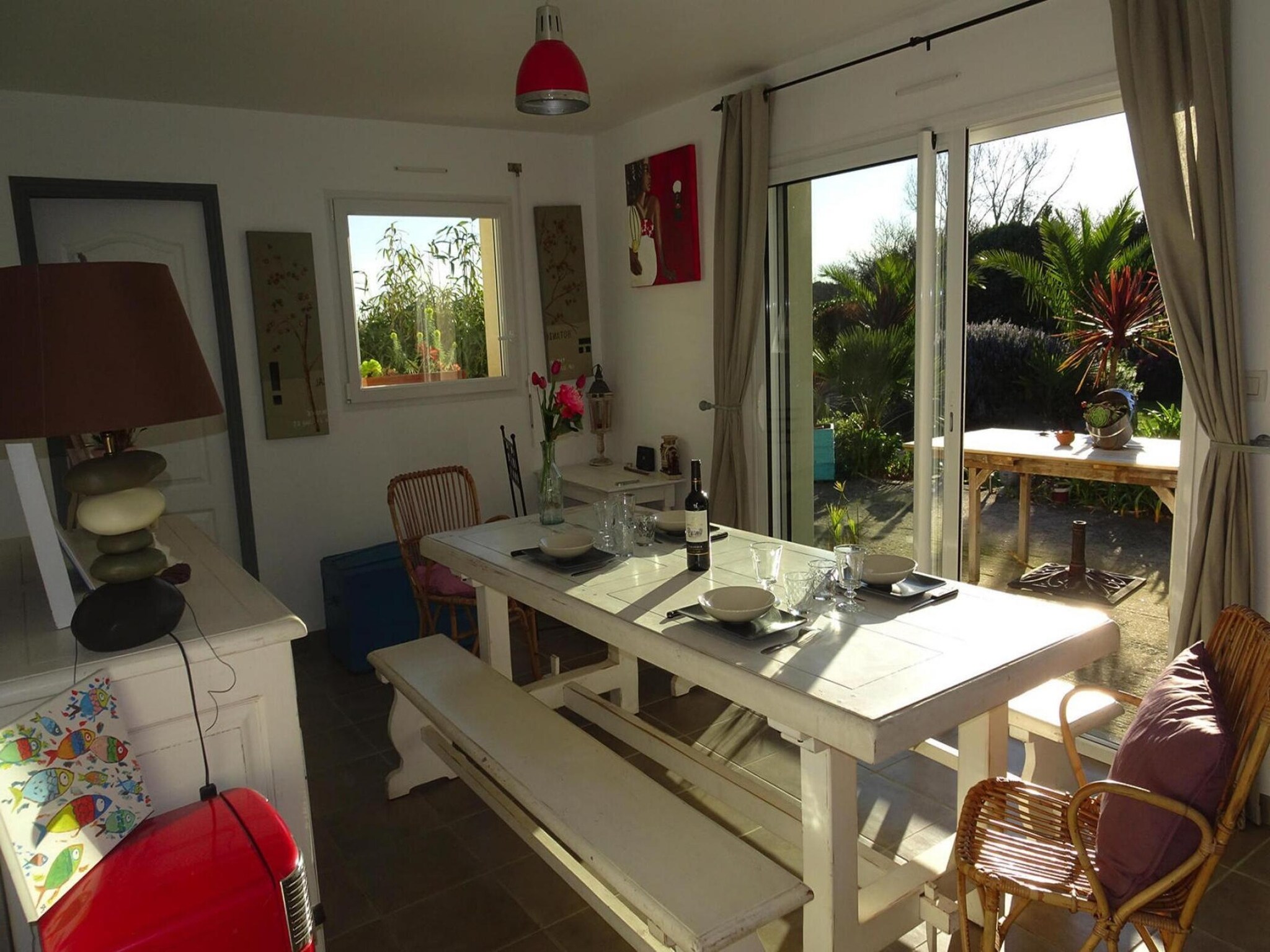   Pretty holiday home in palm garden near coast Pleu