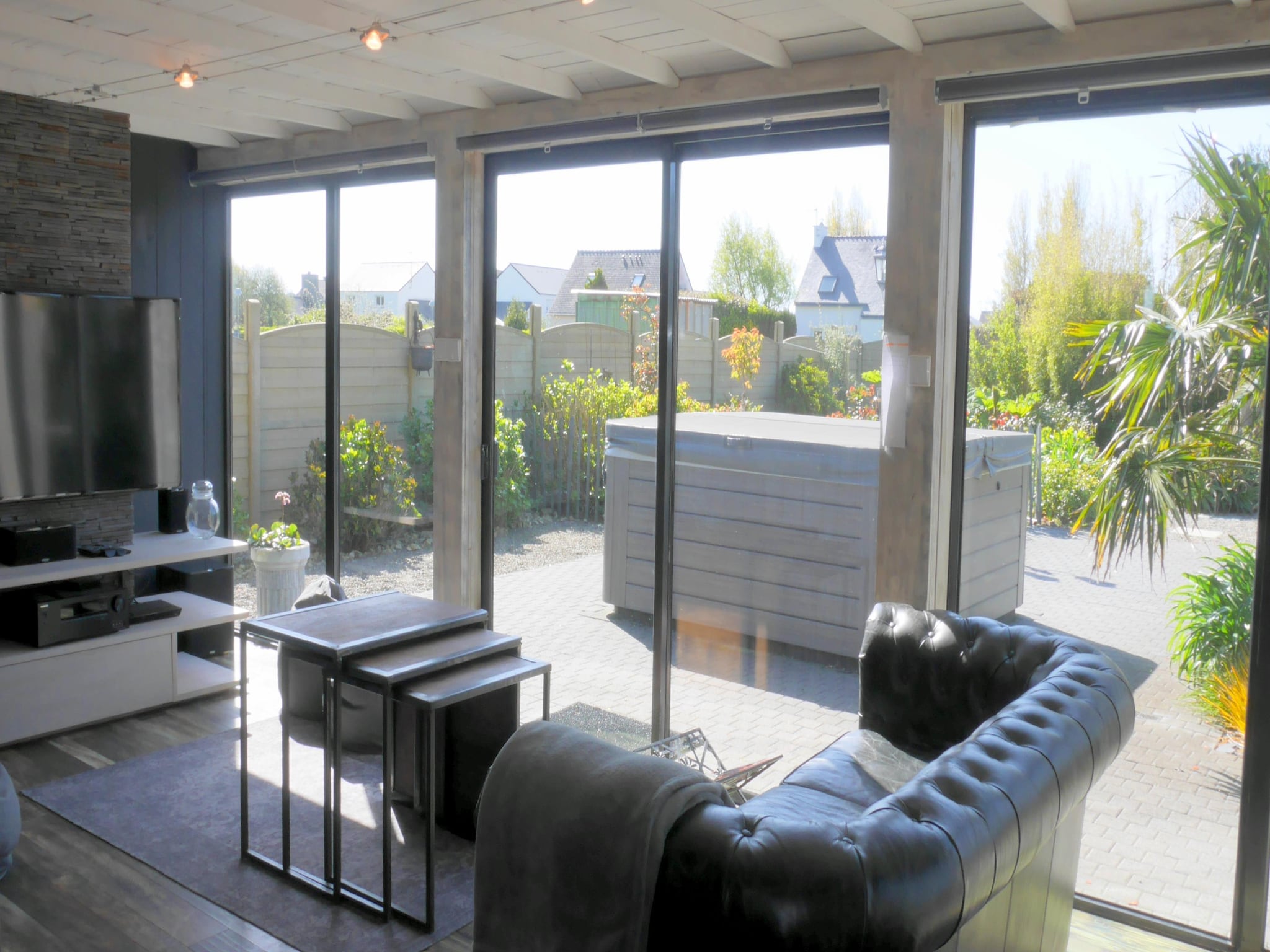   Ferienhaus mit Jacuzzi in Guisseny