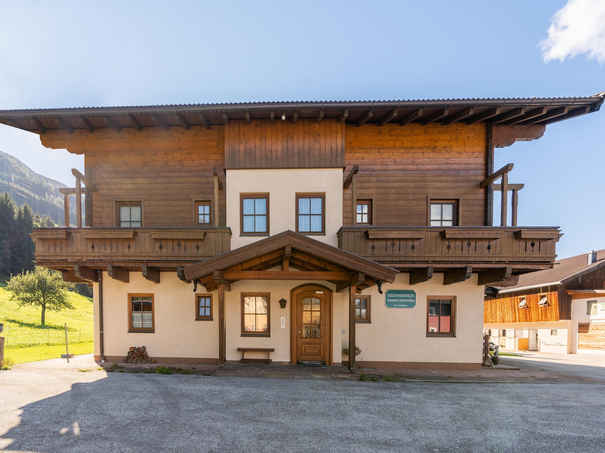 Ferienwohnung Apartment Grasberge - Apartment 4 - Balkon Nord