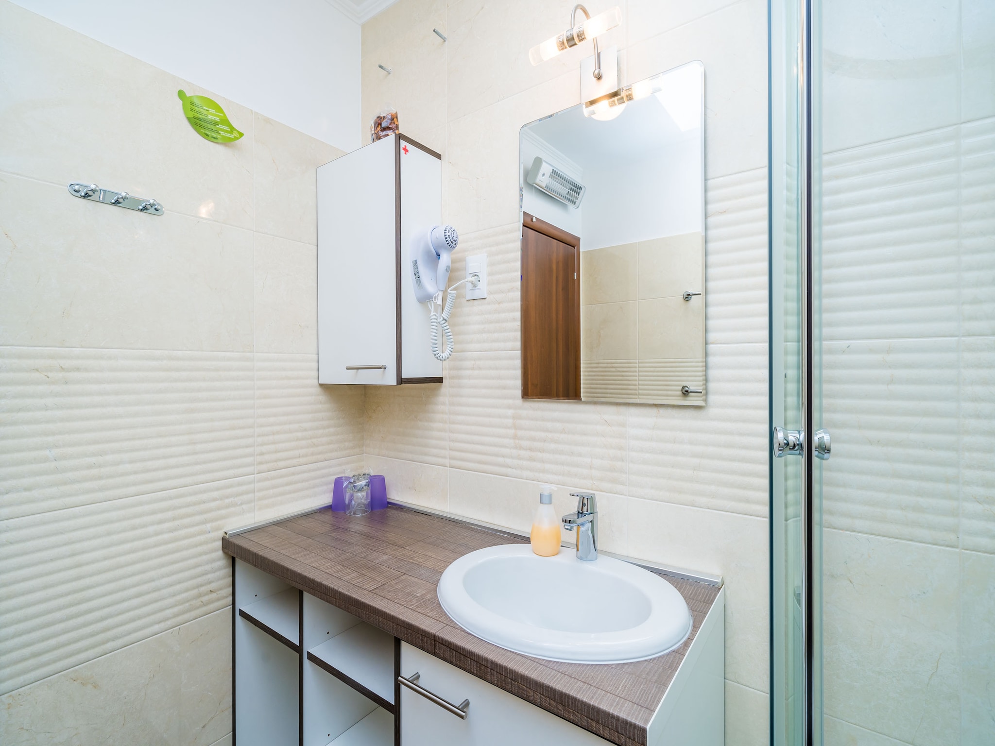 Apartmá Villa Samba - Double Room with Balcony and Sea Vie