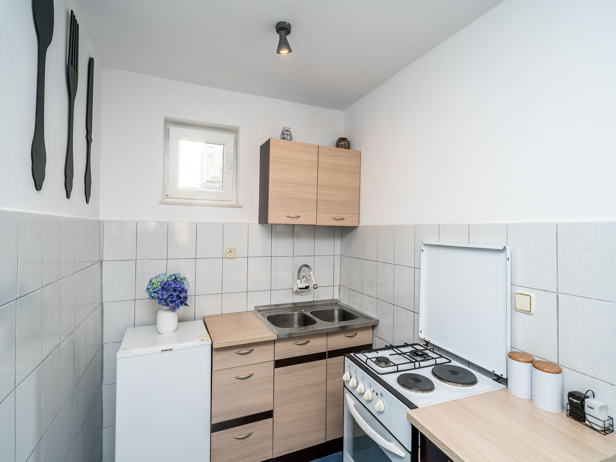 Apartmá Apartment & Rooms Alan - Double Room with Shared B