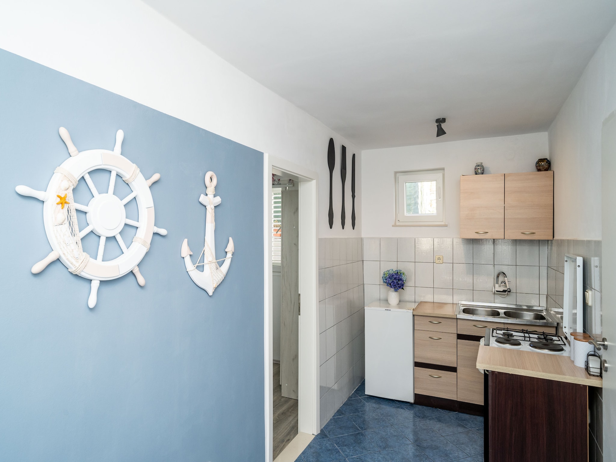 Apartmá Apartment & Rooms Alan - Double Room with Shared B