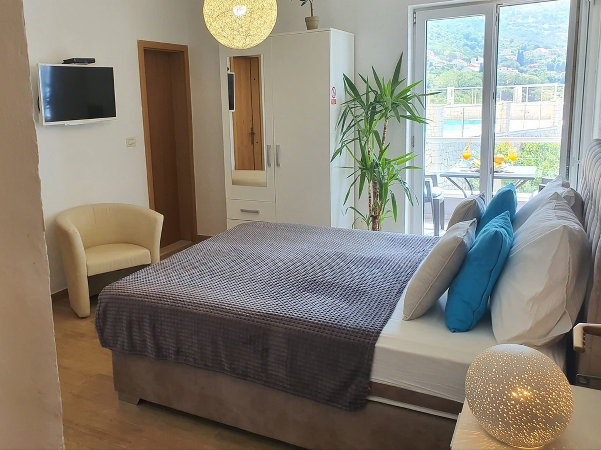 Apartmá Apartments A&M - Studio with Balcony and Sea V