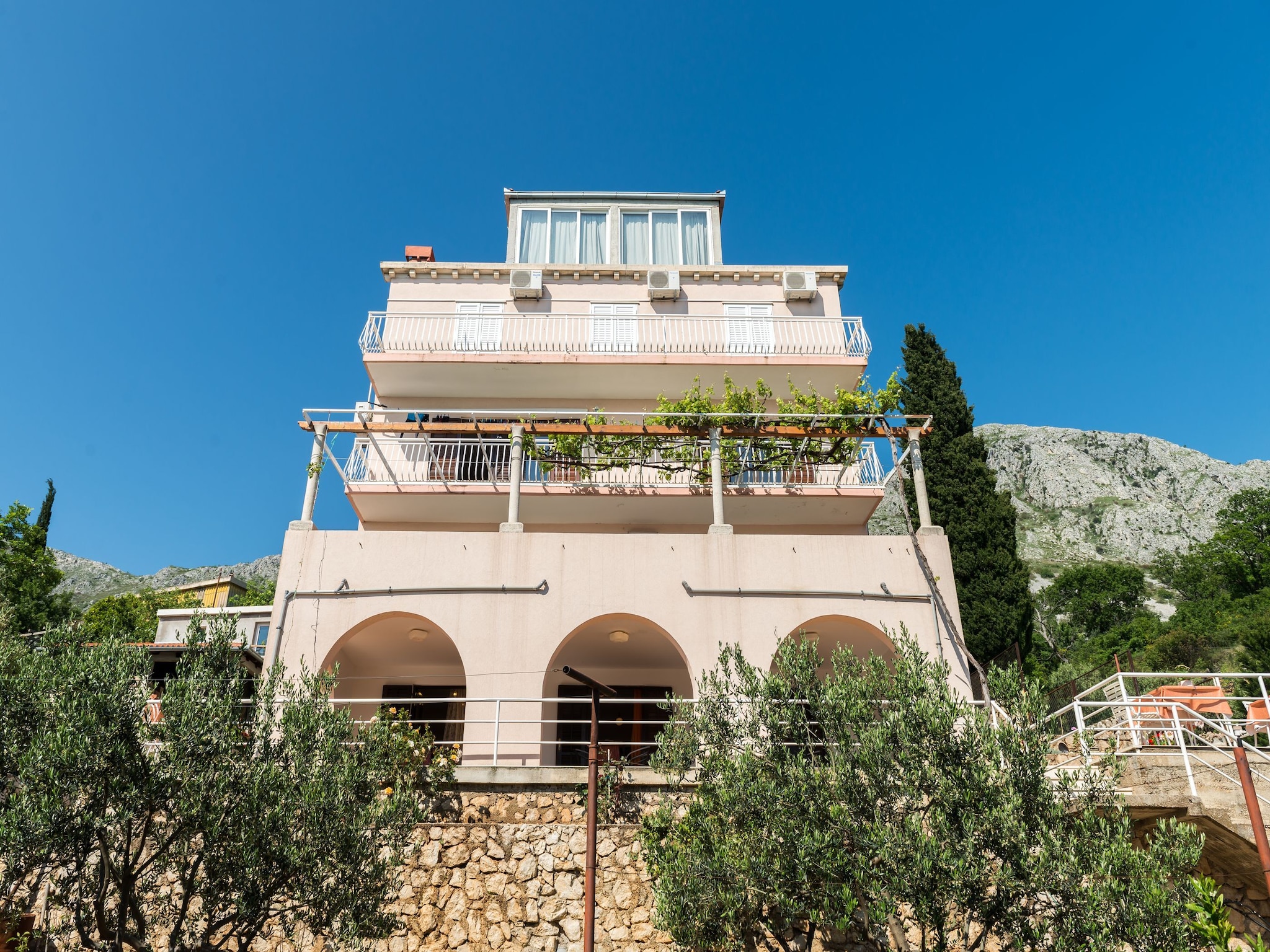 Apartmá Villa Barbara - Studio with Terrace and Sea View
