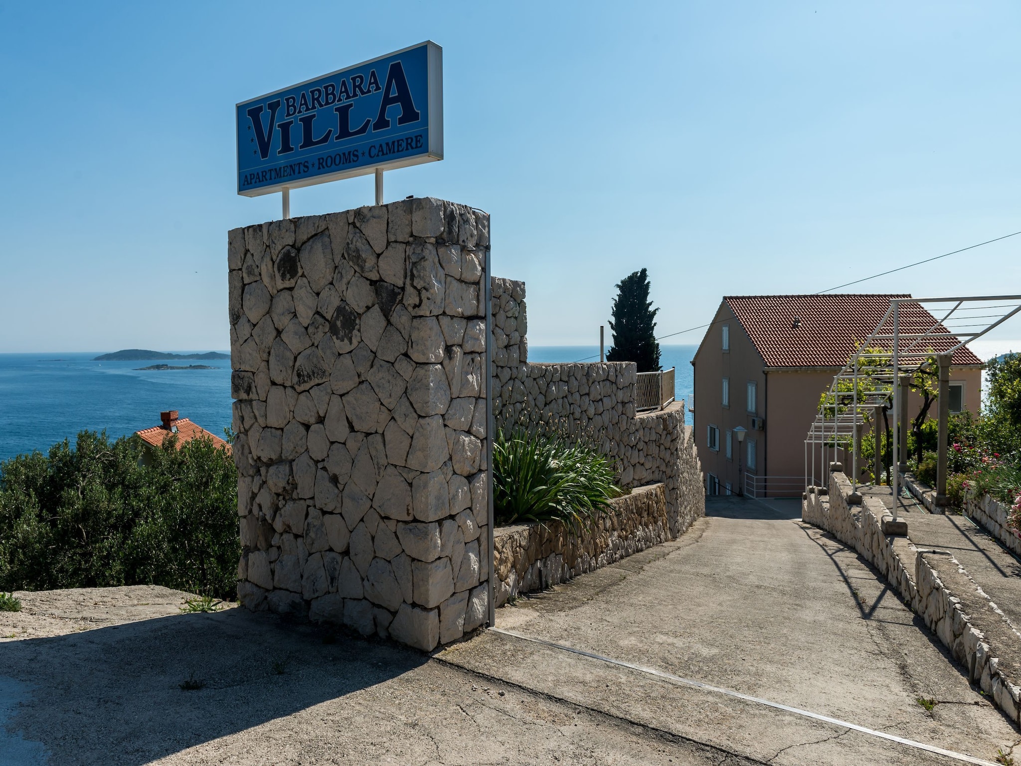 Apartmá Villa Barbara - Studio with Terrace and Sea View