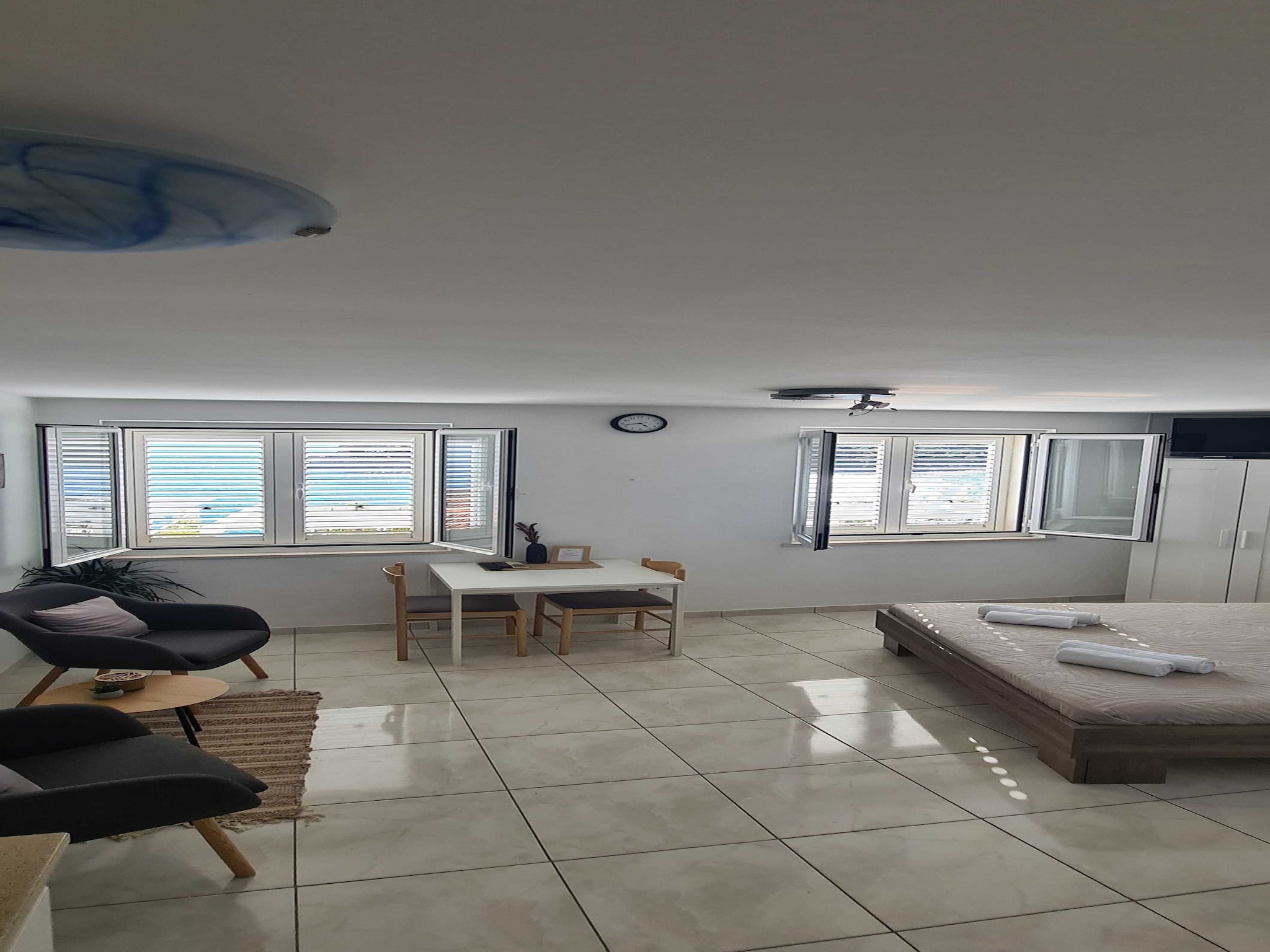 Apartmá Apartments Matea - Studio with Sea View (2 Adults)
