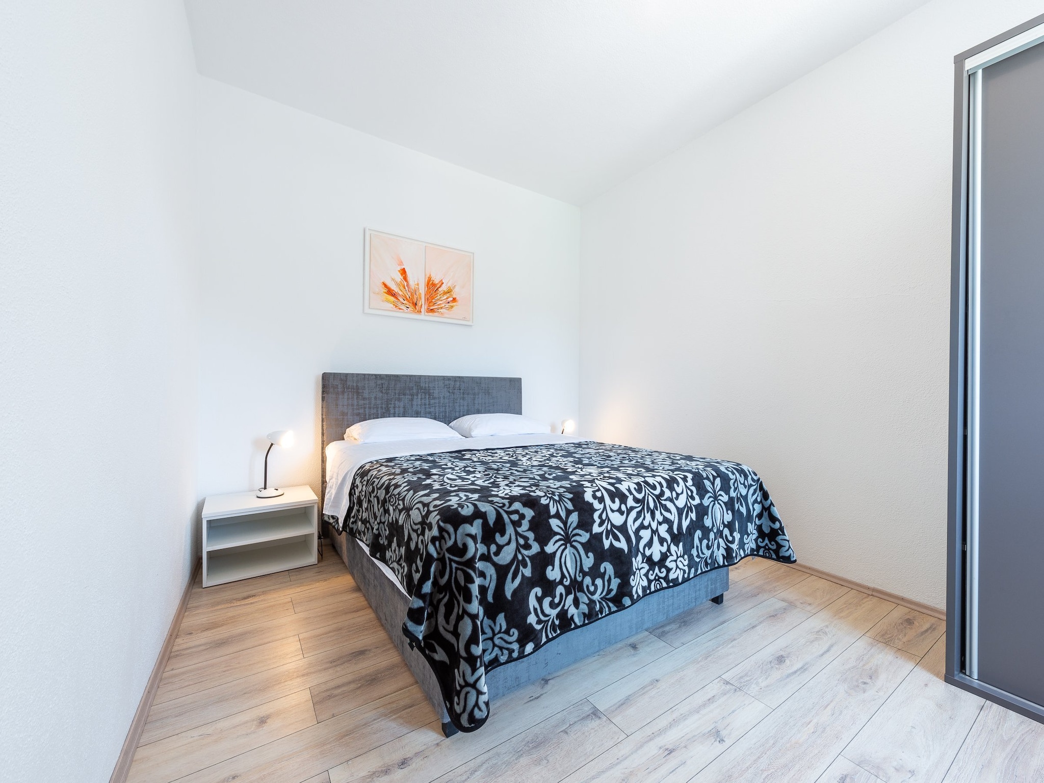 Apartmá Apartments Lucija - One Bedroom Apartment with Ter