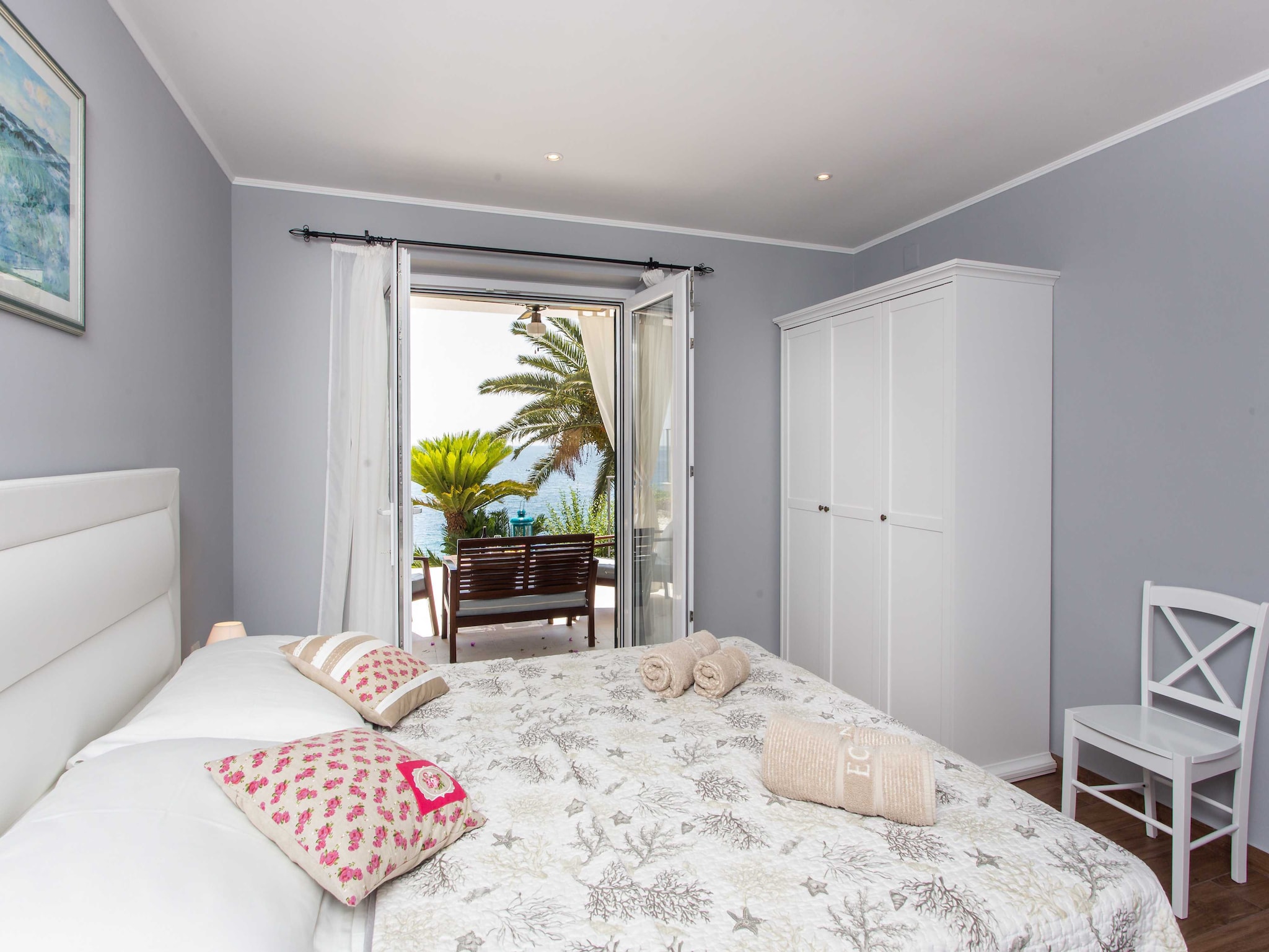 Apartmá Villa Mirjana - One Bedroom Apartment with Terrace