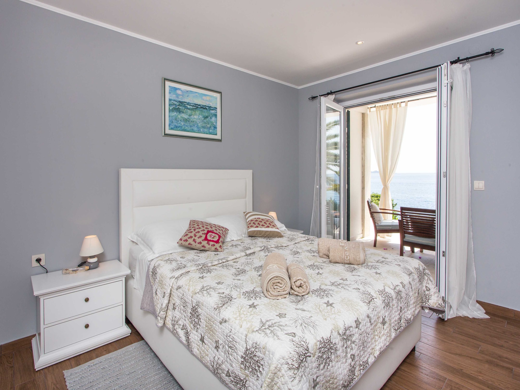 Apartmá Villa Mirjana - One Bedroom Apartment with Terrace