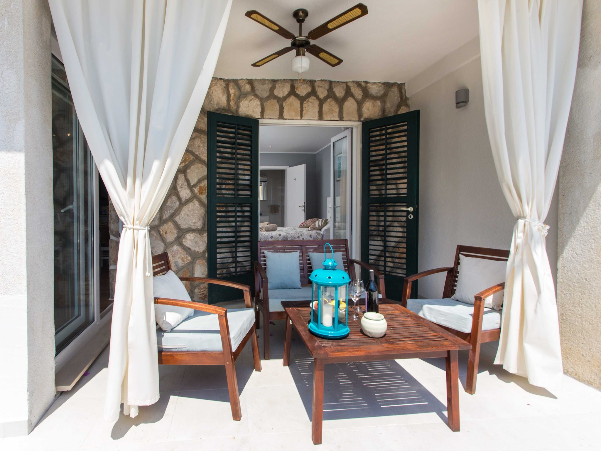 Apartmá Villa Mirjana - One Bedroom Apartment with Terrace
