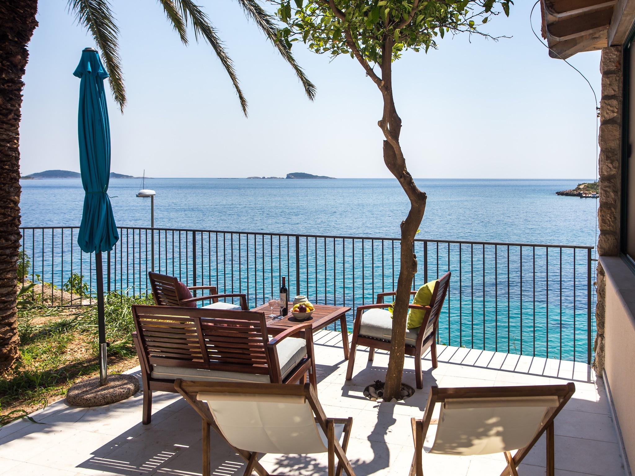 Apartmá Villa Mirjana - One Bedroom Apartment with Terrace