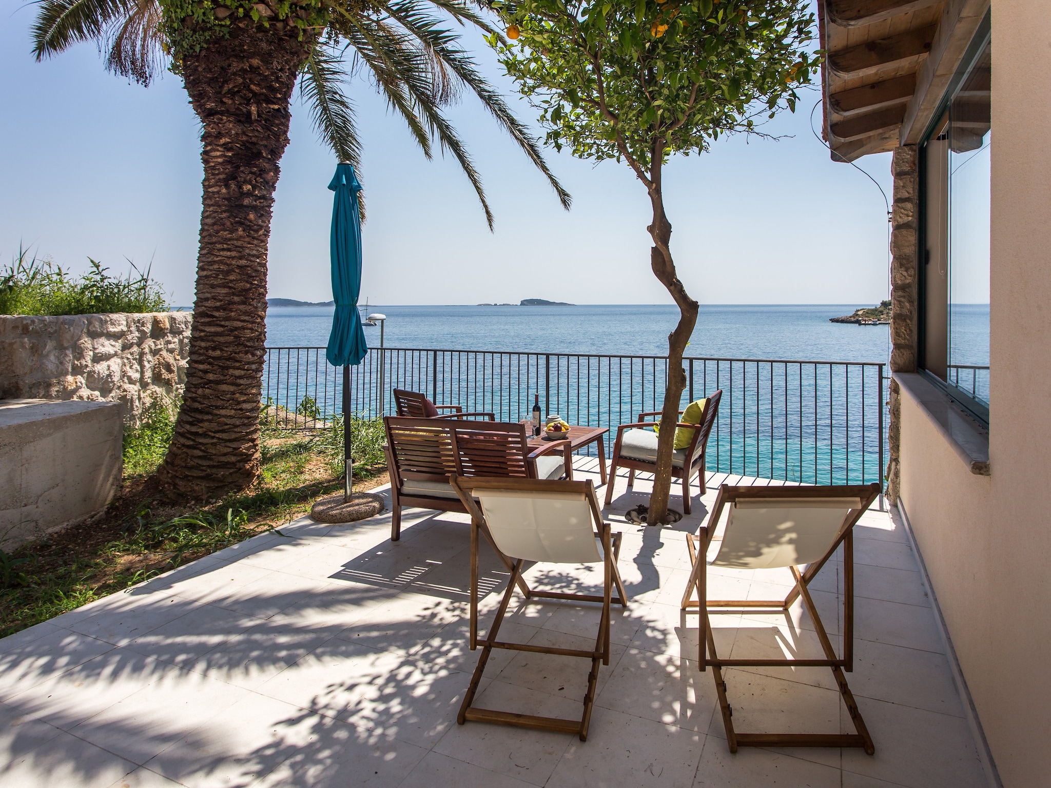 Apartmá Villa Mirjana - One Bedroom Apartment with Terrace