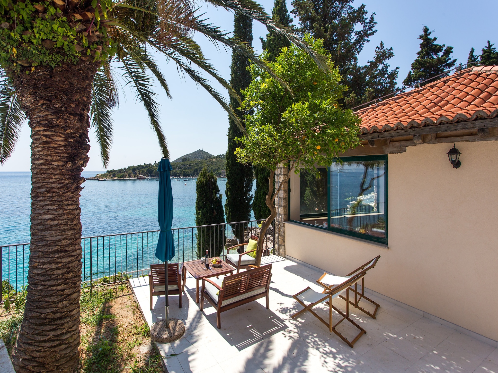 Apartmá Villa Mirjana - One Bedroom Apartment with Terrace