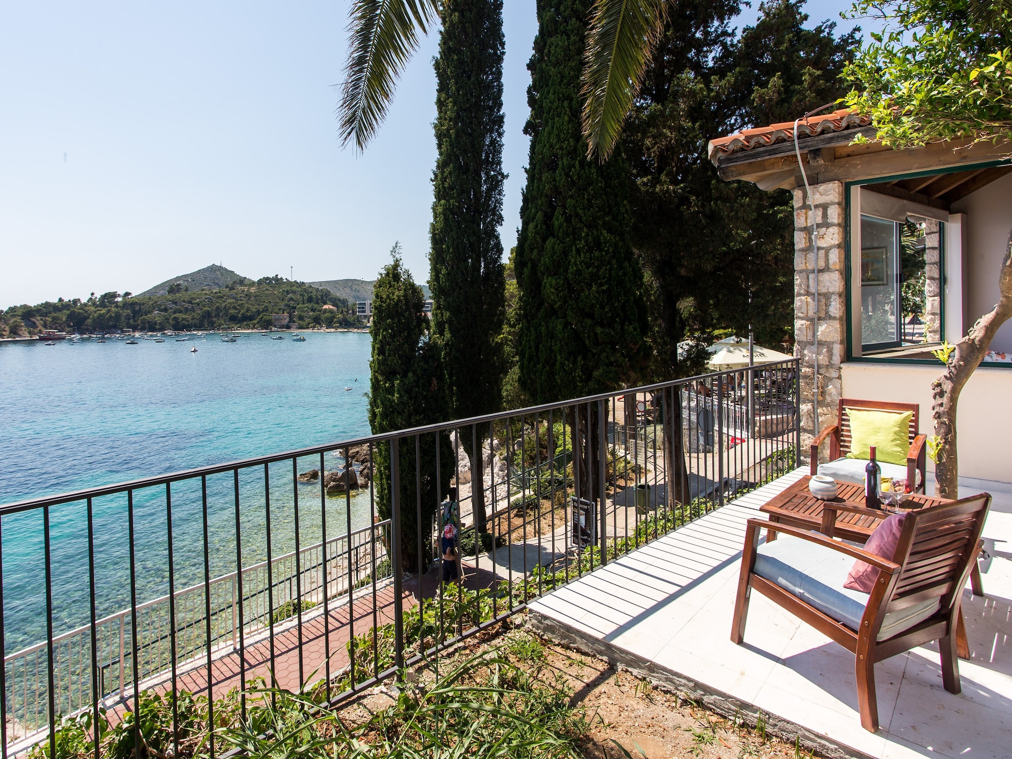 Apartmá Villa Mirjana - One Bedroom Apartment with Terrace